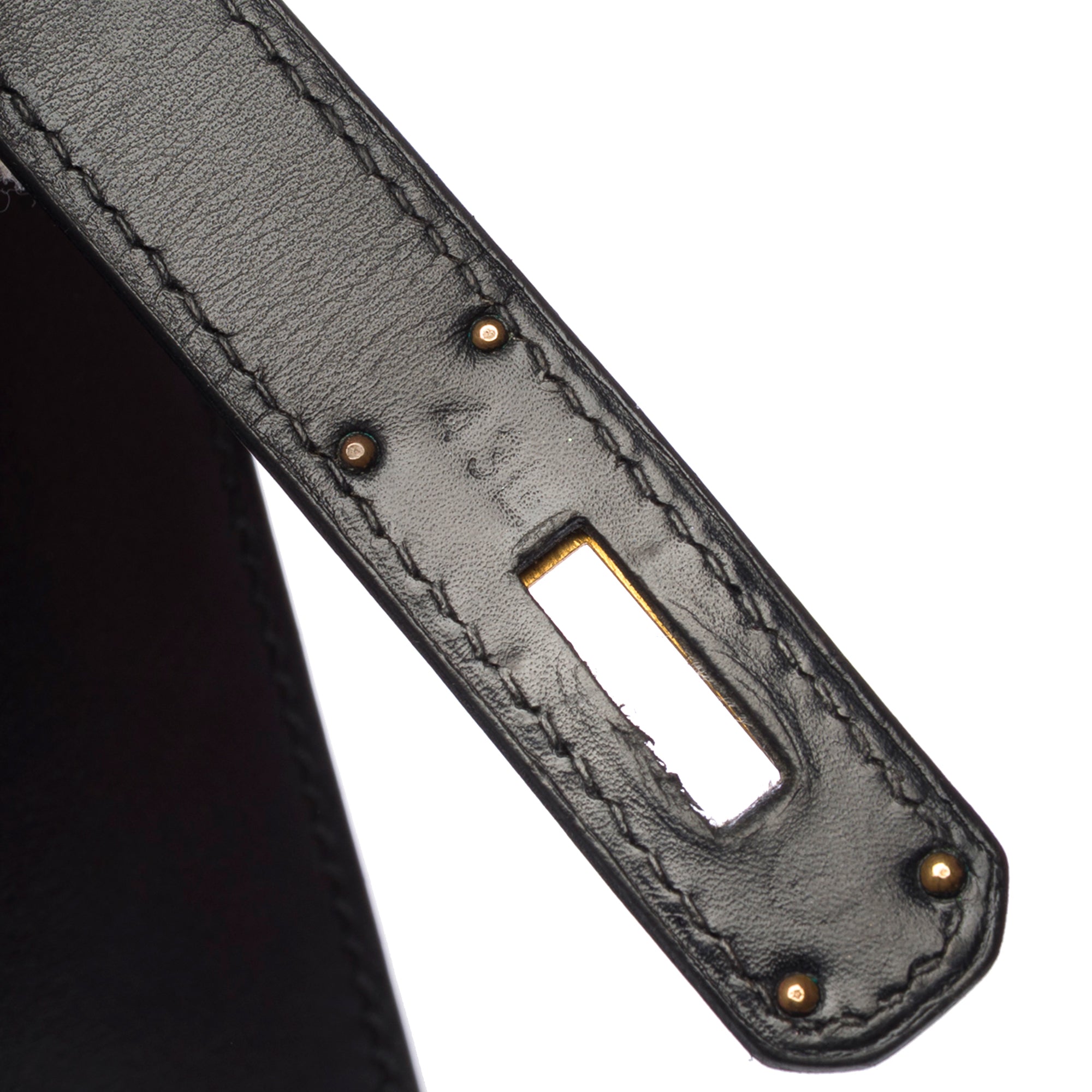 Sac HERMES Kelly 32 en Cuir Noir - 103332