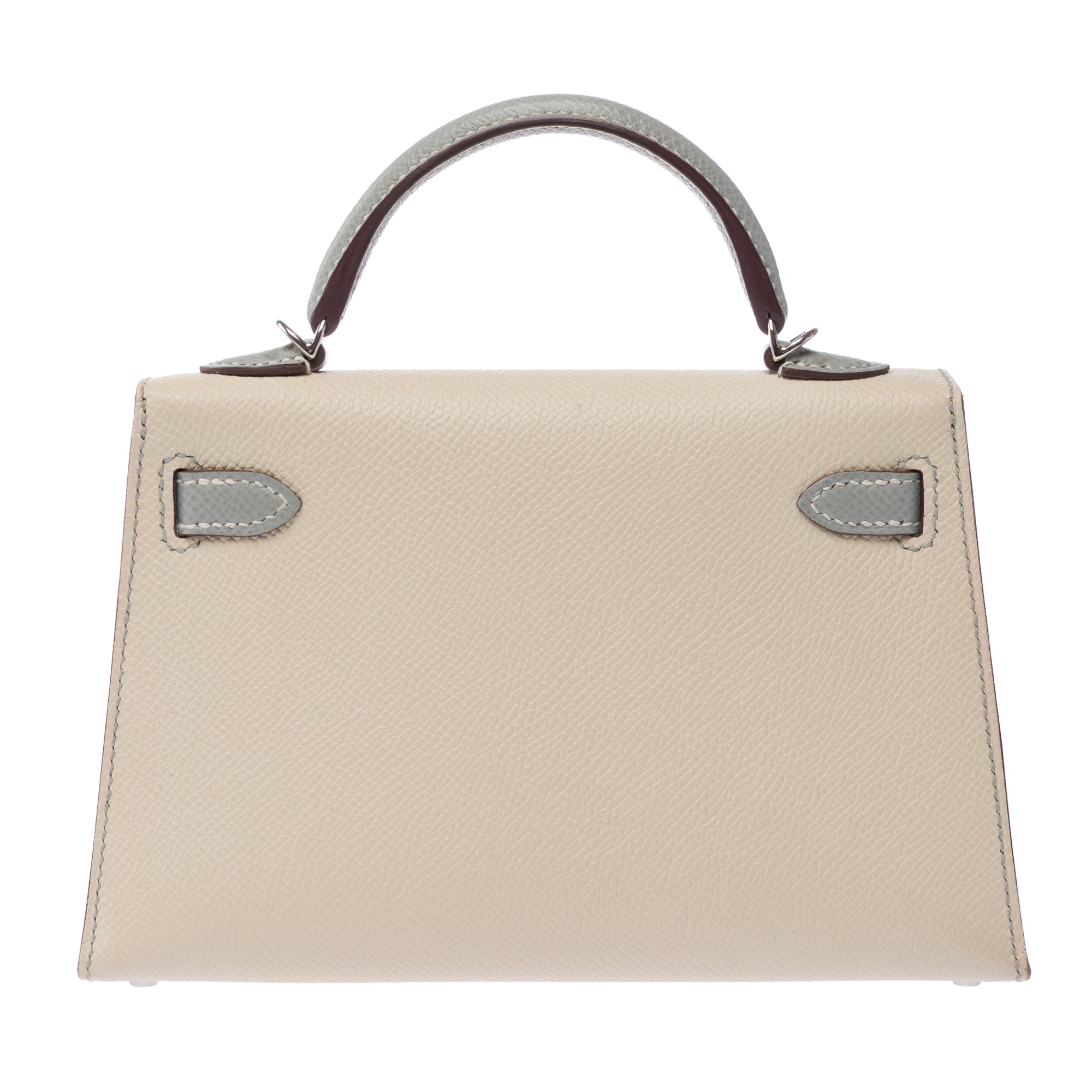 Sac HERMES Kelly Mini en Cuir Beige - 103361