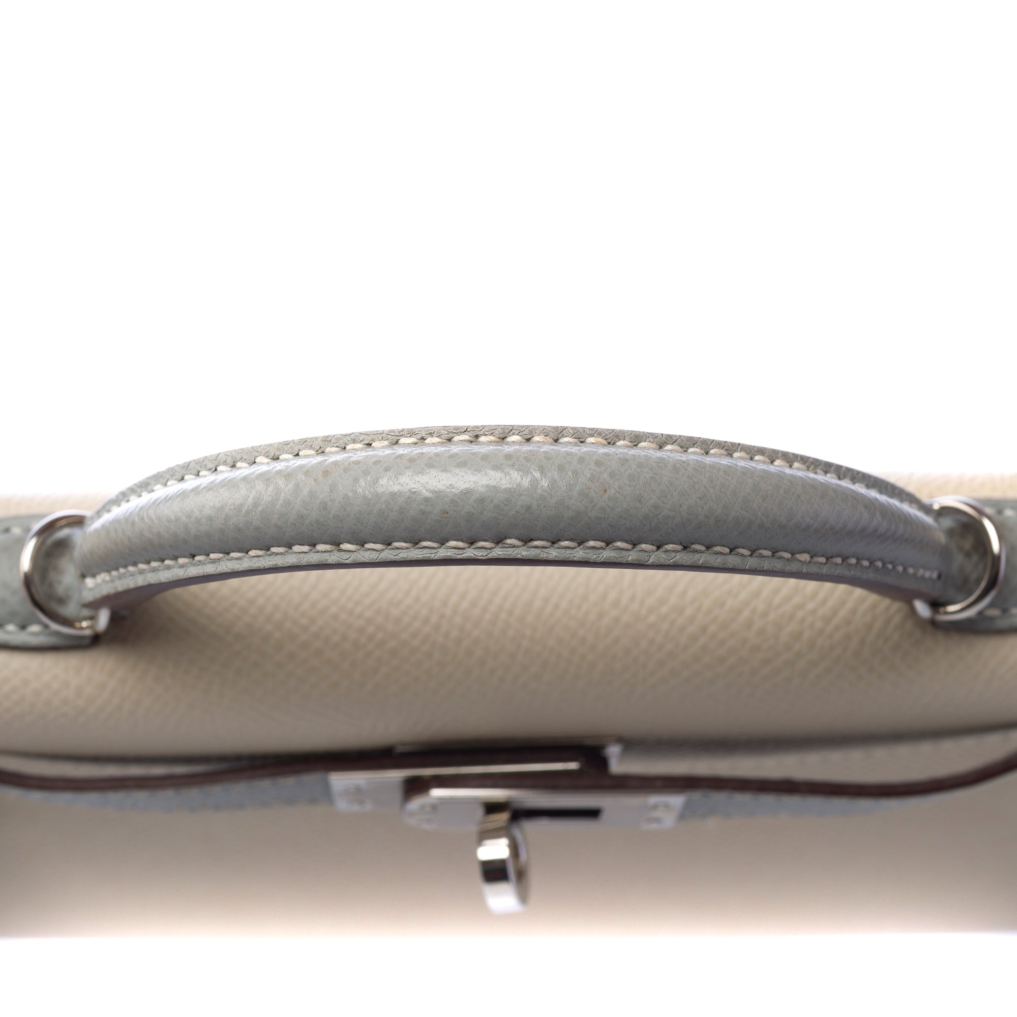 Sac HERMES Kelly Mini en Cuir Beige - 103361