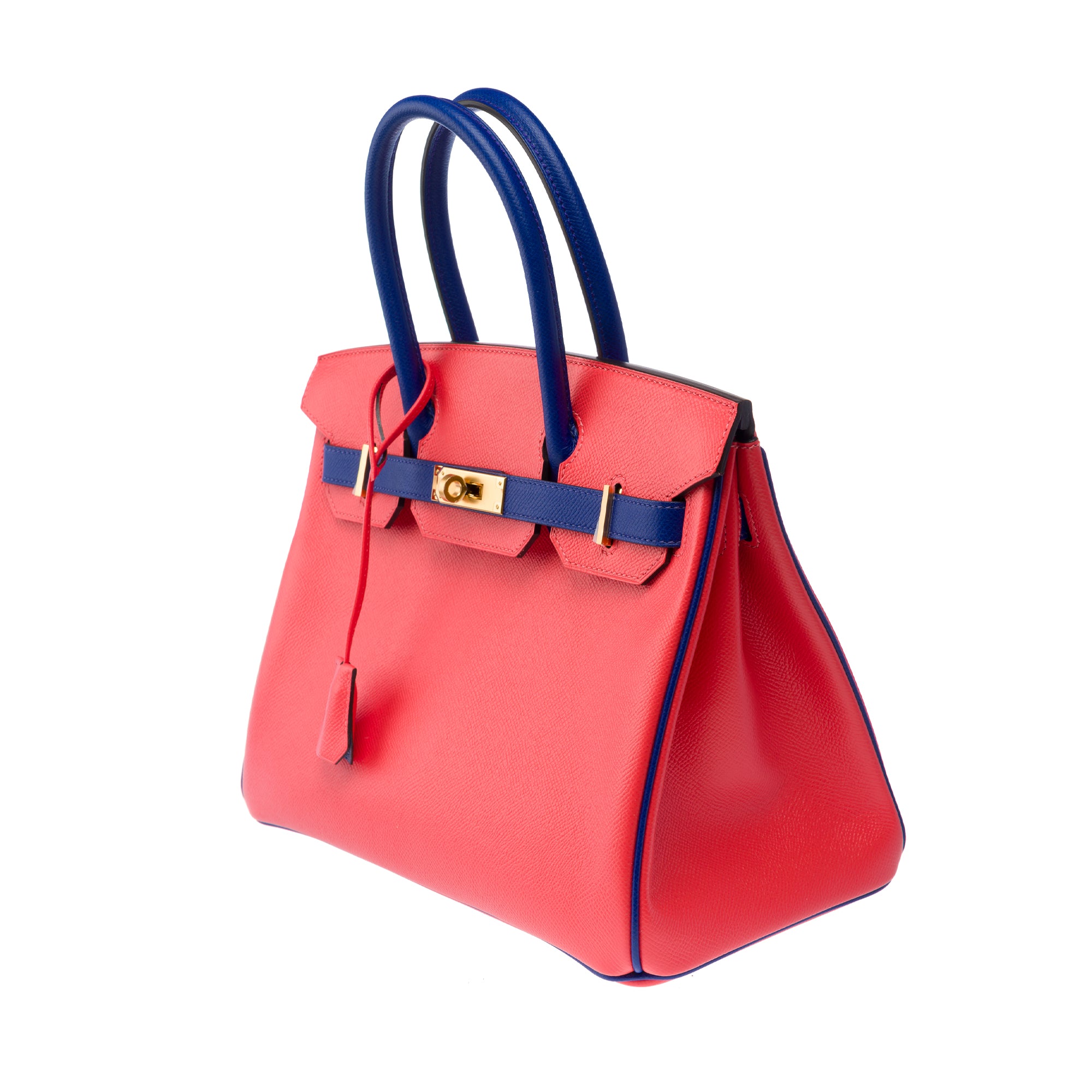 Sac HERMES Birkin 30 en Cuir Rose - 103363