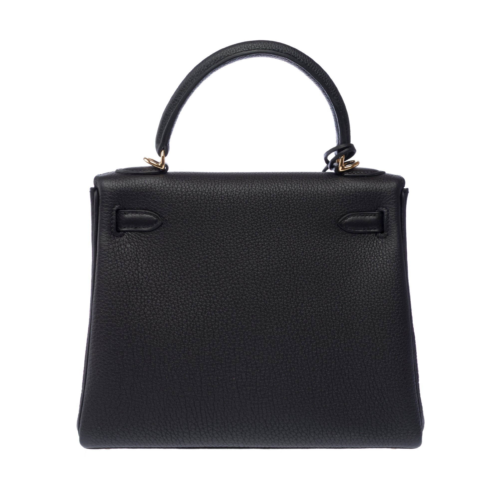 Sac HERMES Kelly 25 en Cuir Noir - 103366