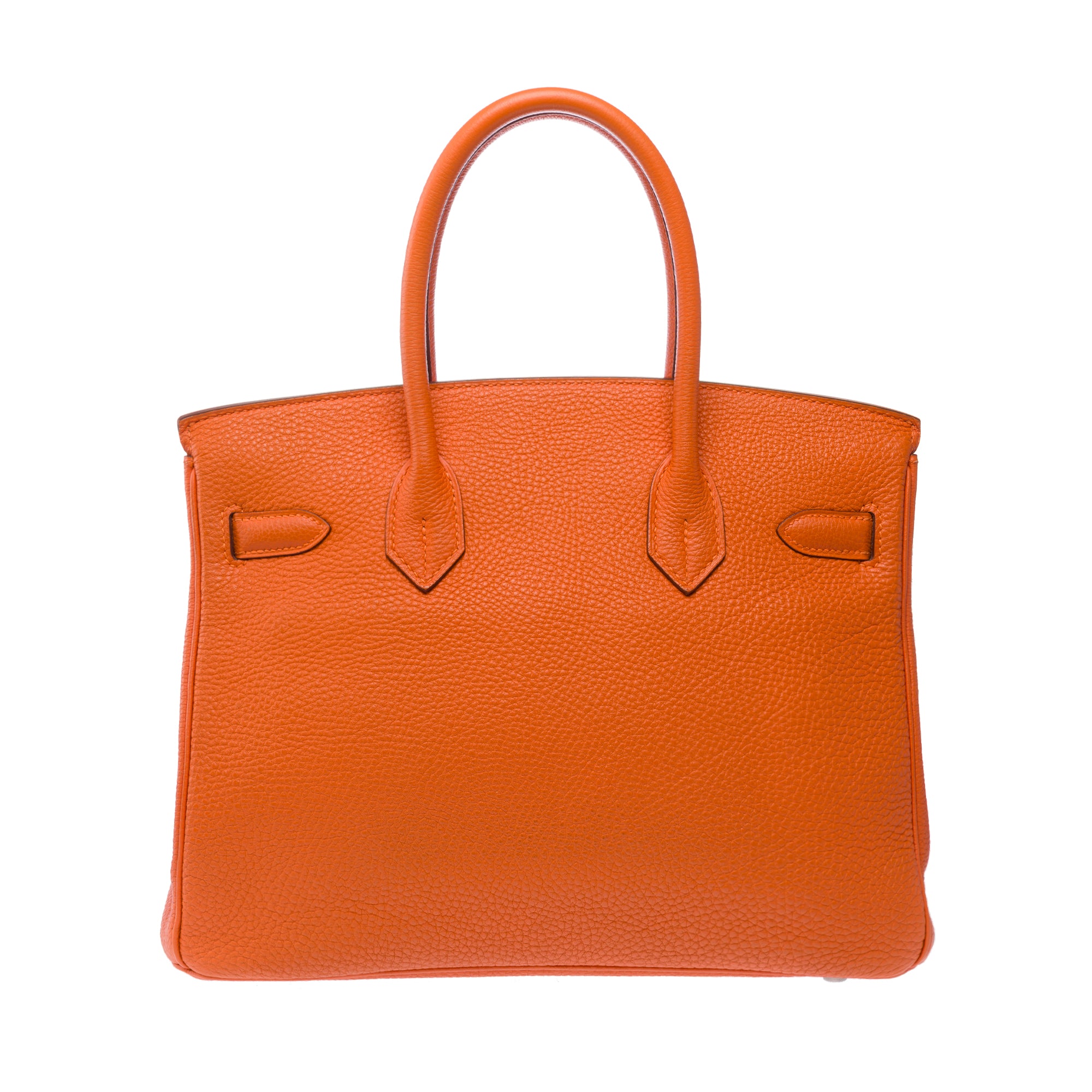 Sac HERMES Birkin 30 en Cuir Orange - 103365