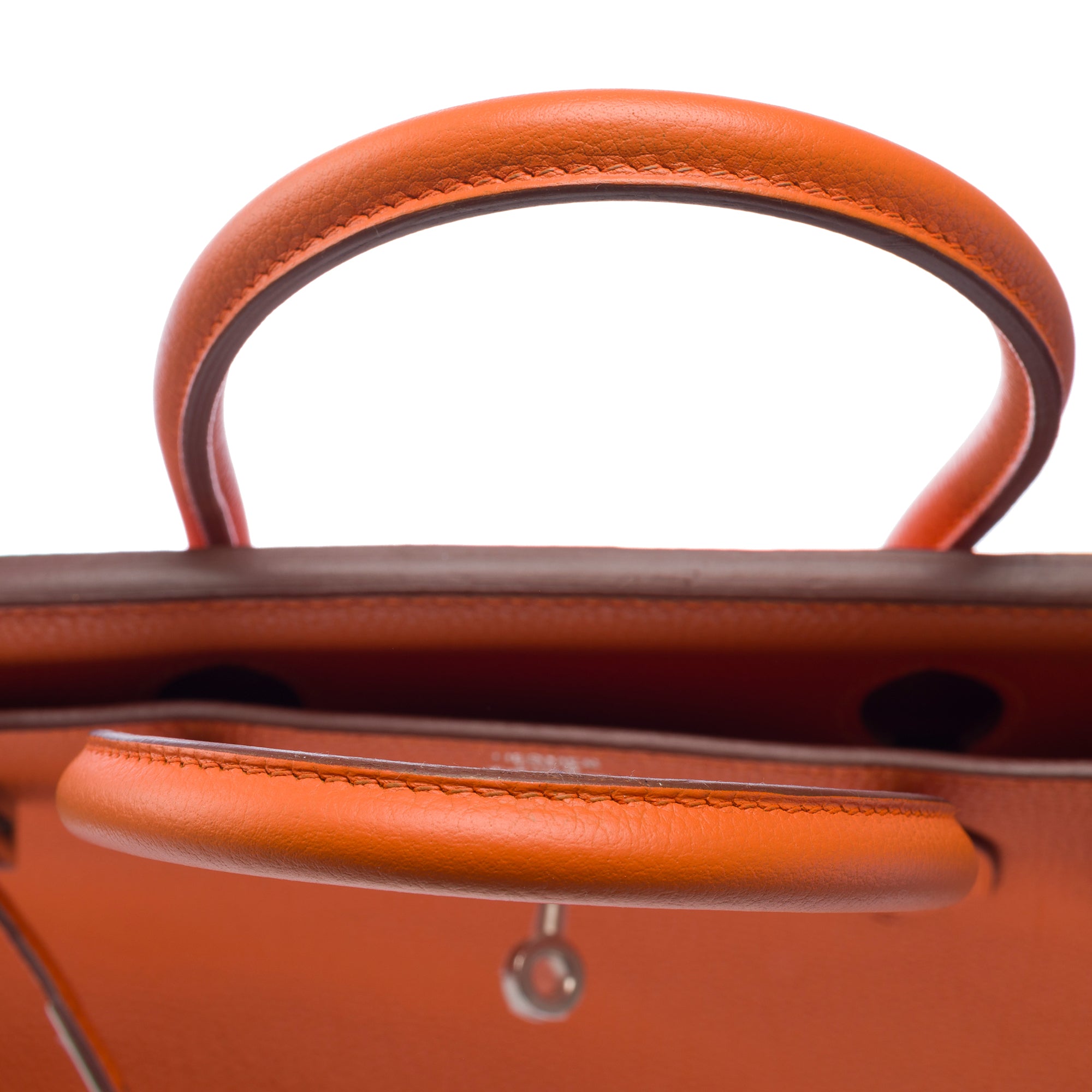 Sac HERMES Birkin 30 en Cuir Orange - 103365