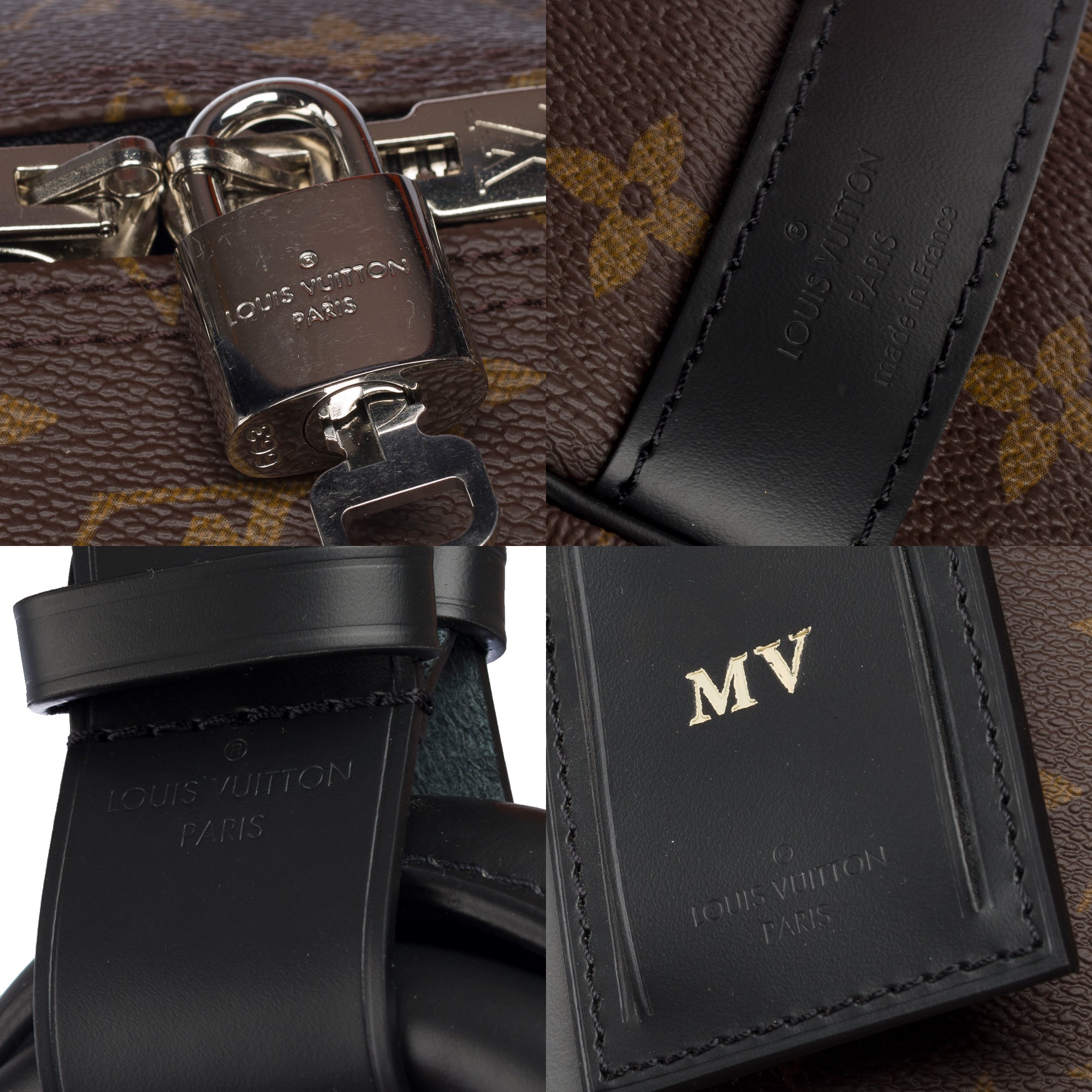 Sac LOUIS VUITTON Keepall en Toile Marron - 103362