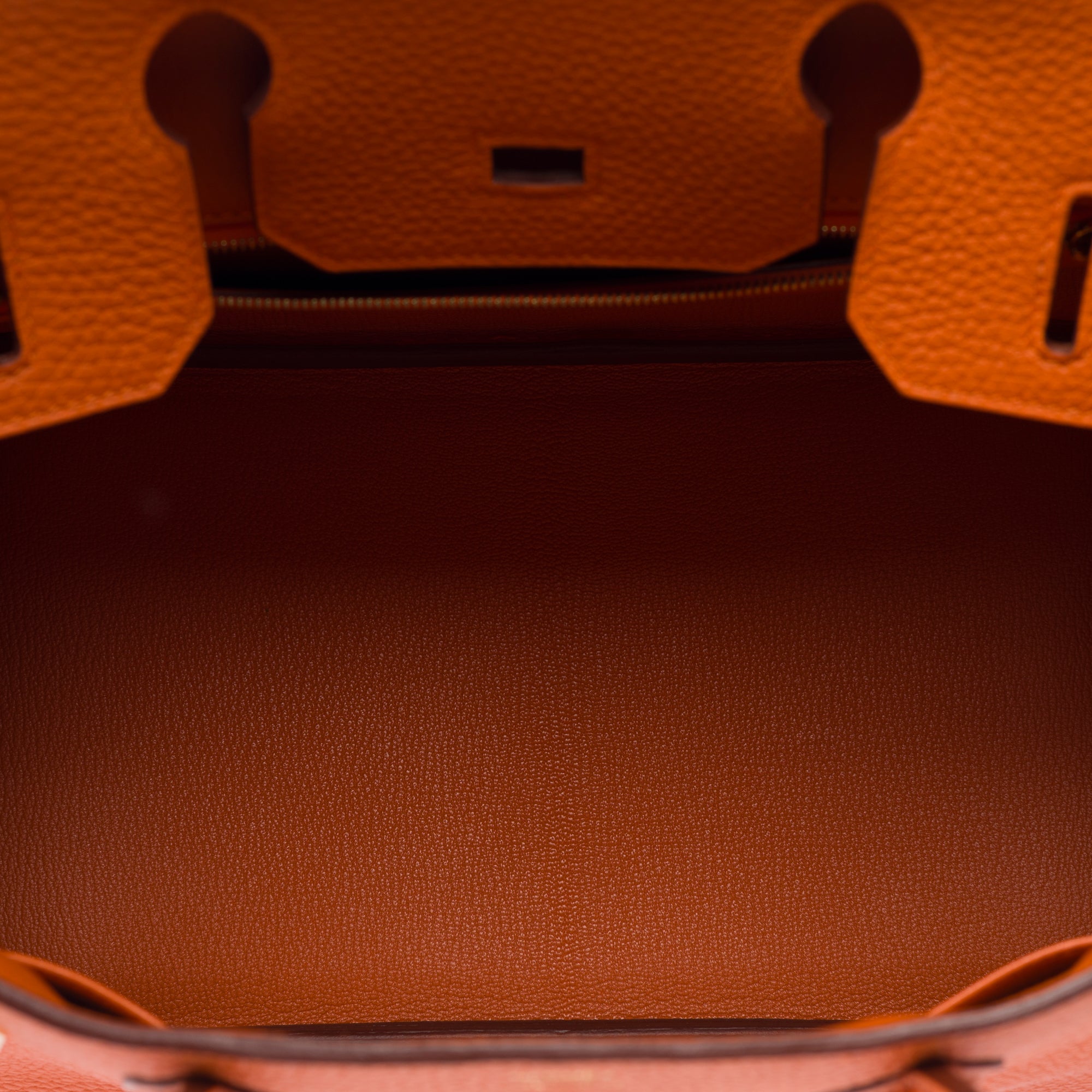 Sac HERMES Birkin 30 en Cuir Orange - 103357