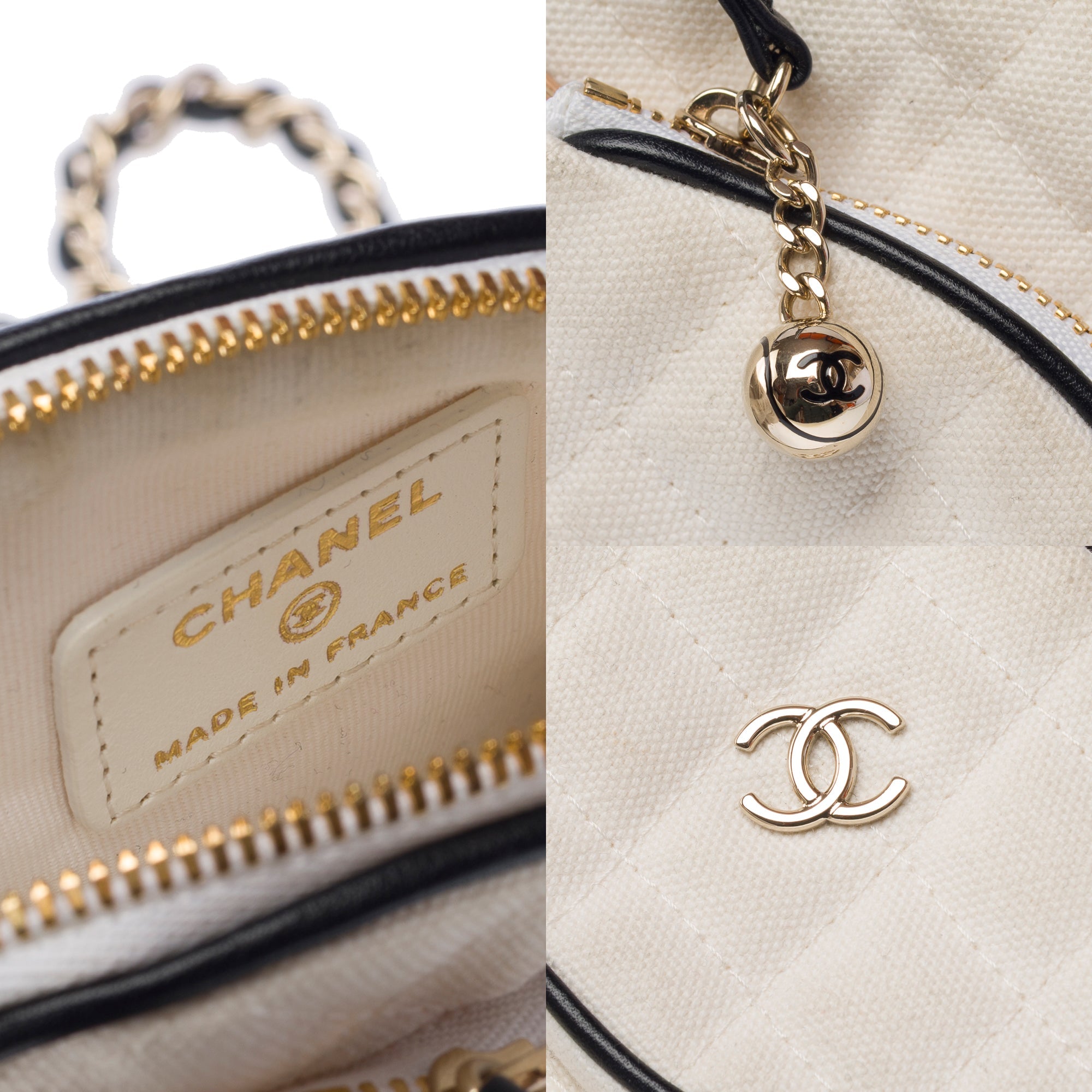 Sac CHANEL en Denim Blanc - 103348