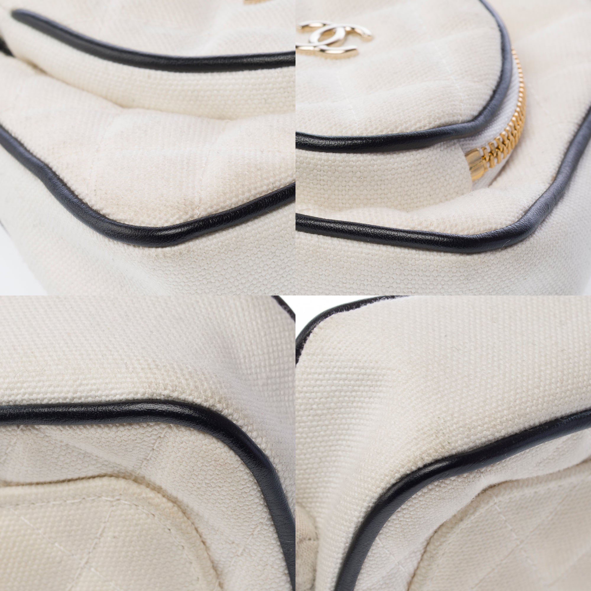 Sac CHANEL en Denim Blanc - 103348