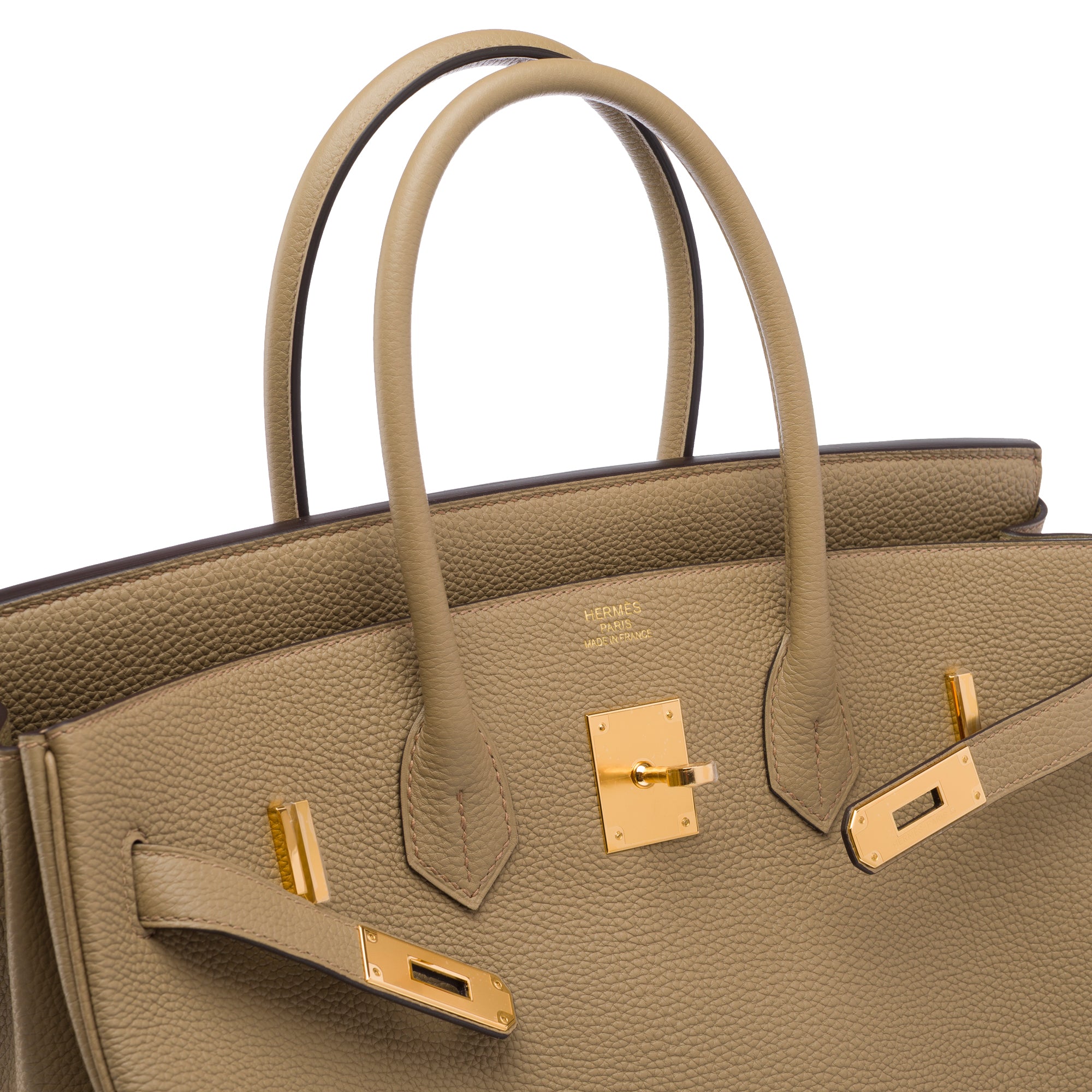 Sac HERMES Birkin 35 en Cuir Beige - 103376