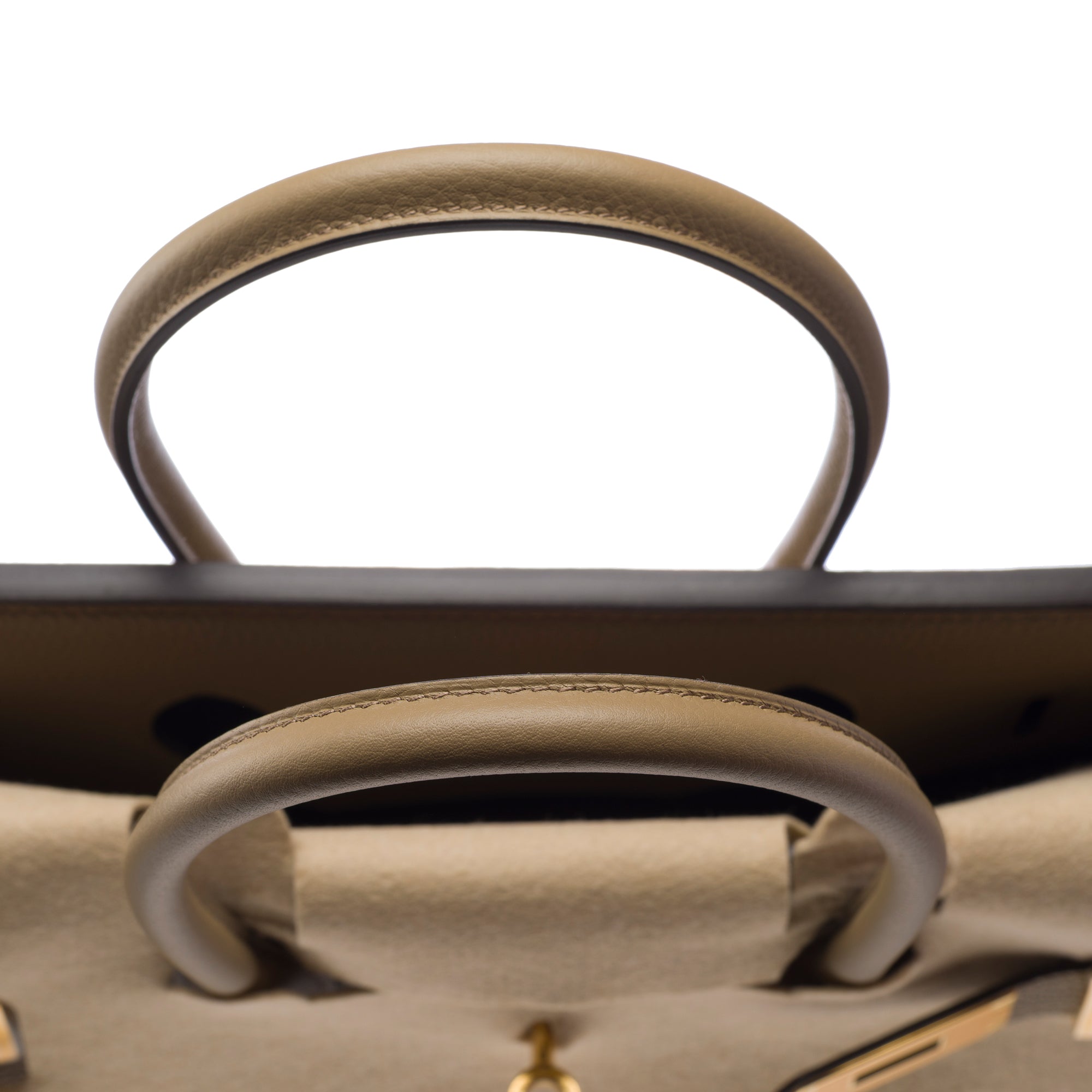 Sac HERMES Birkin 35 en Cuir Beige - 103376