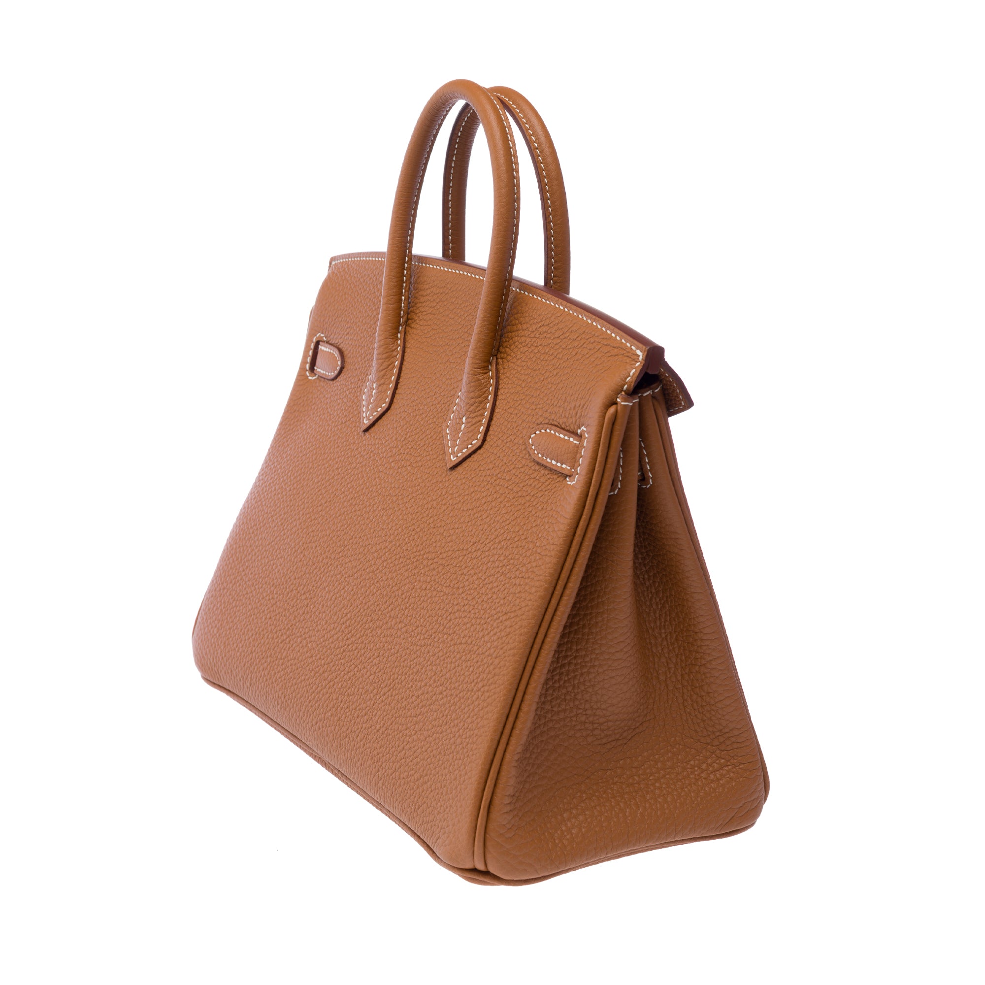Sac HERMES Birkin 25 en Cuir Doré - 103369
