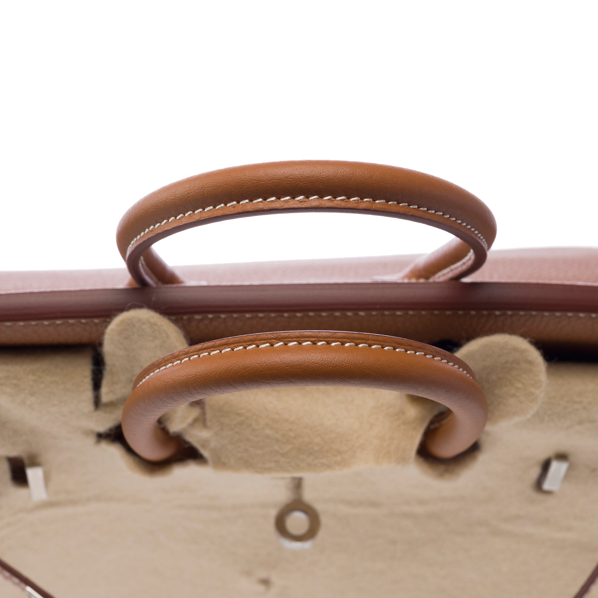Sac HERMES Birkin 25 en Cuir Doré - 103369