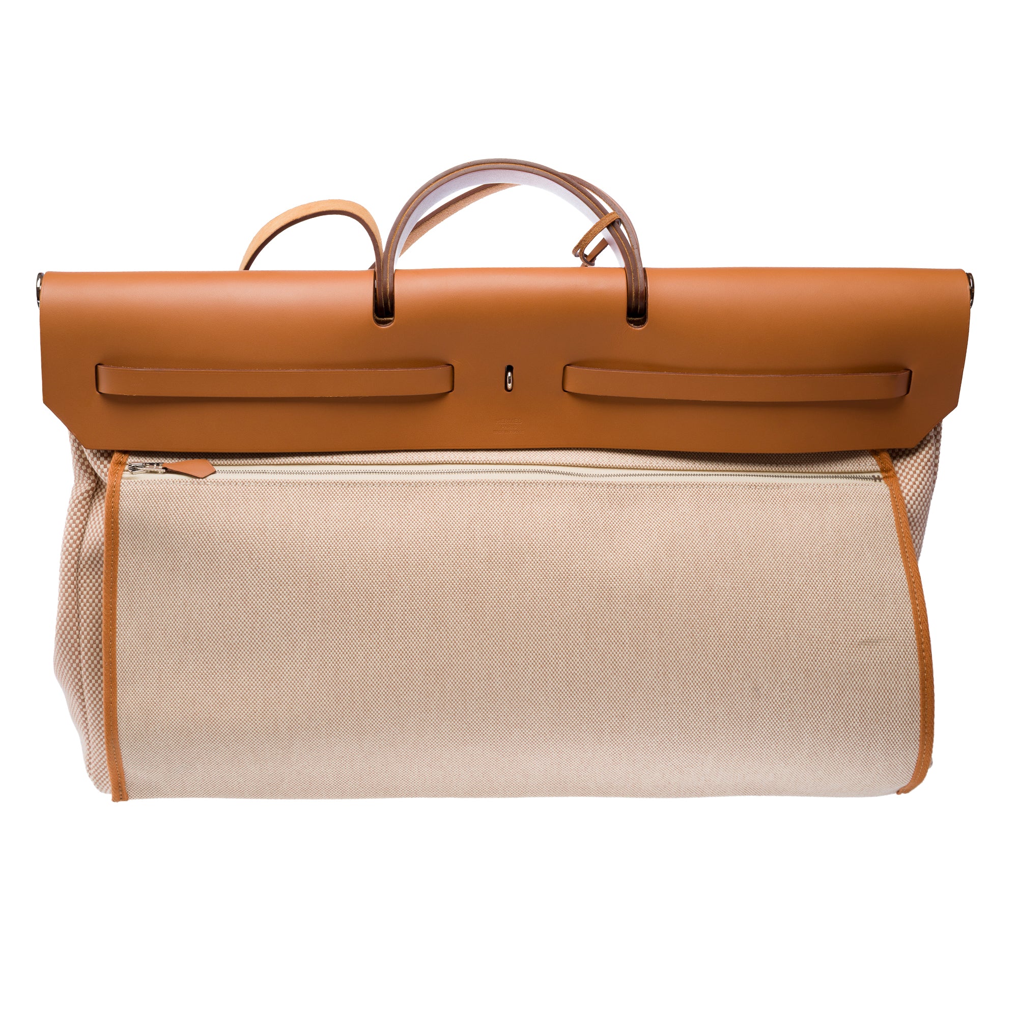 Sac HERMES Herbag en Toile Beige - 103375