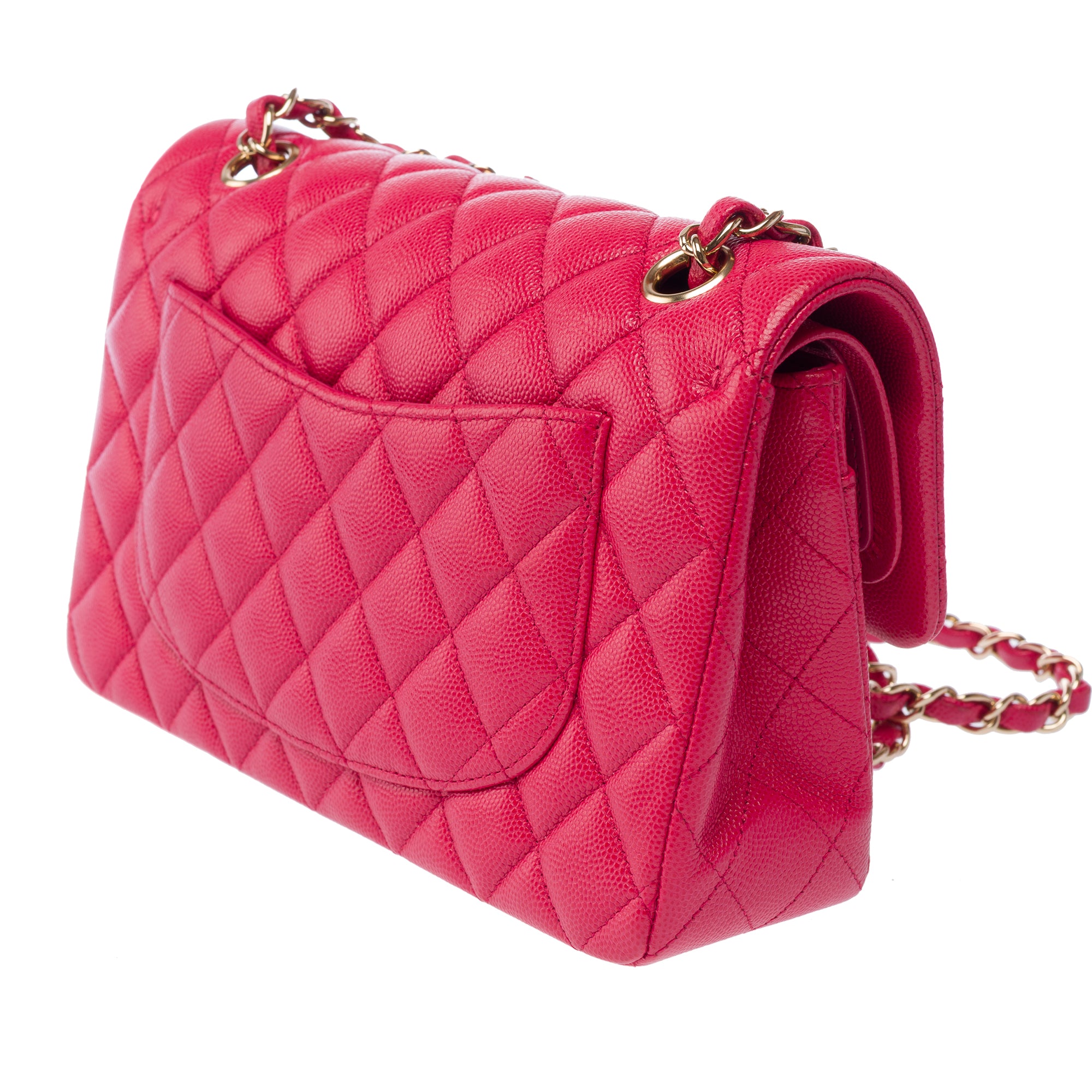 Sac CHANEL Timeless/Classique en Cuir Rose - 103370