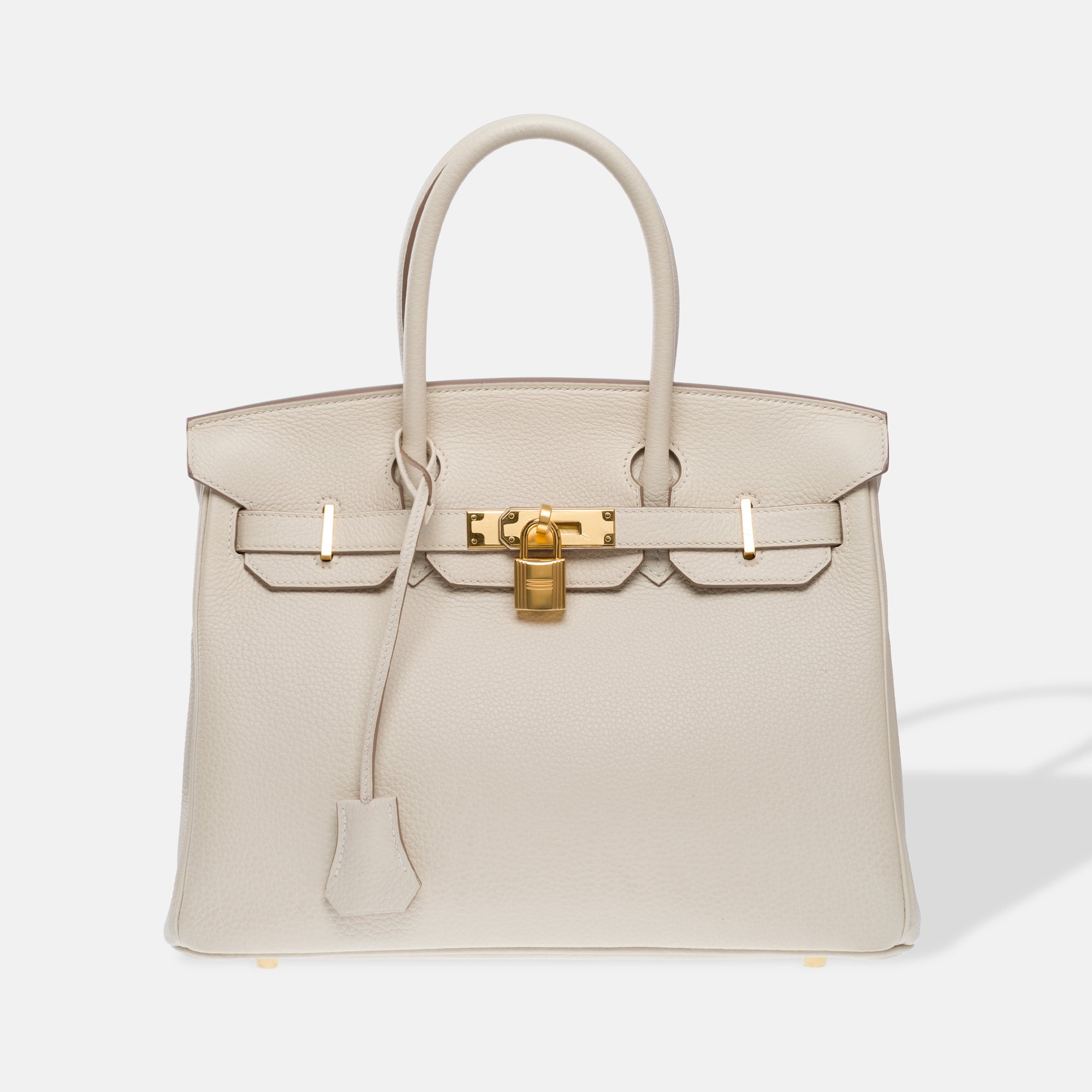 Sac HERMES Birkin 30 en Cuir Beige - 103381