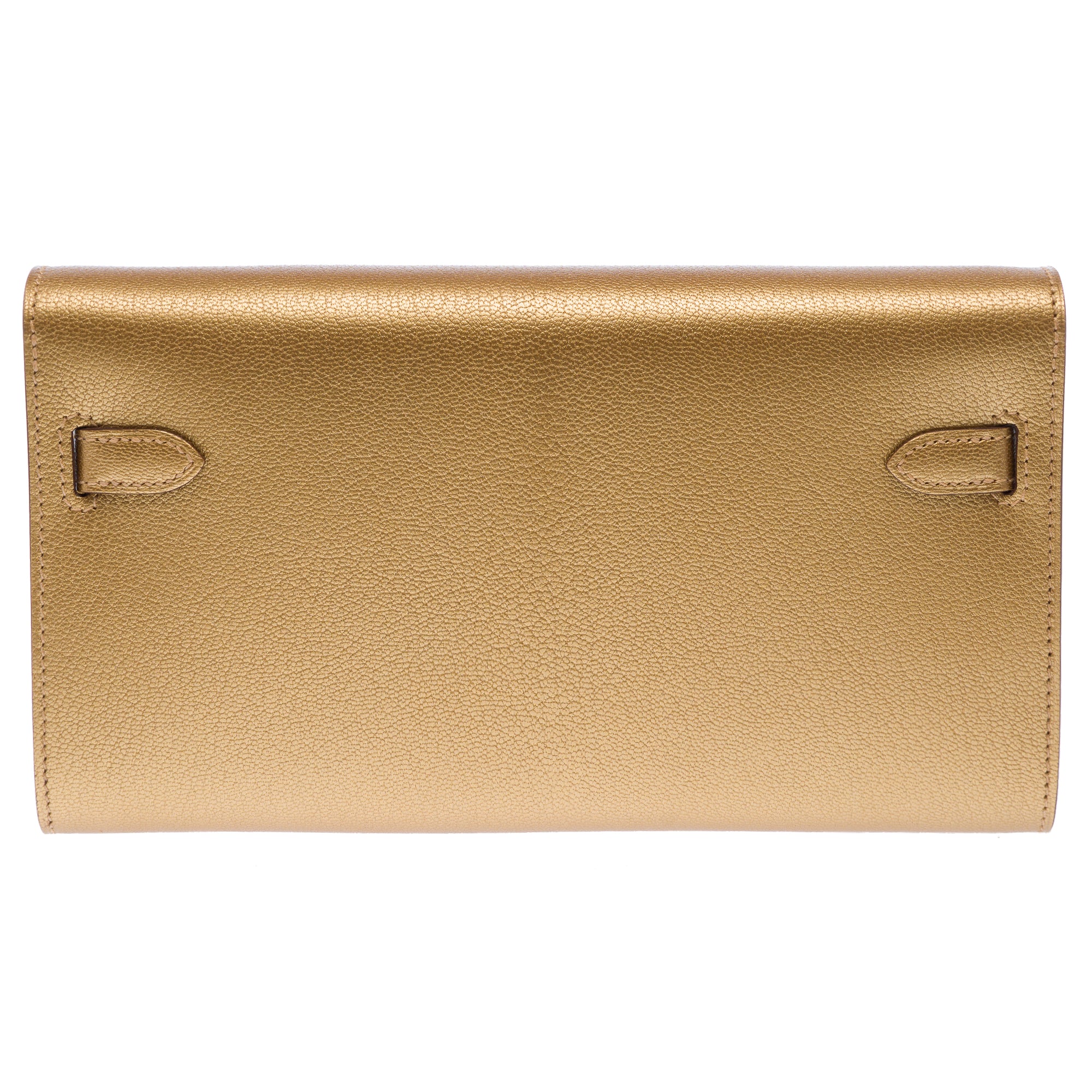 Sac HERMES Kelly to go en Cuir Doré - 103378