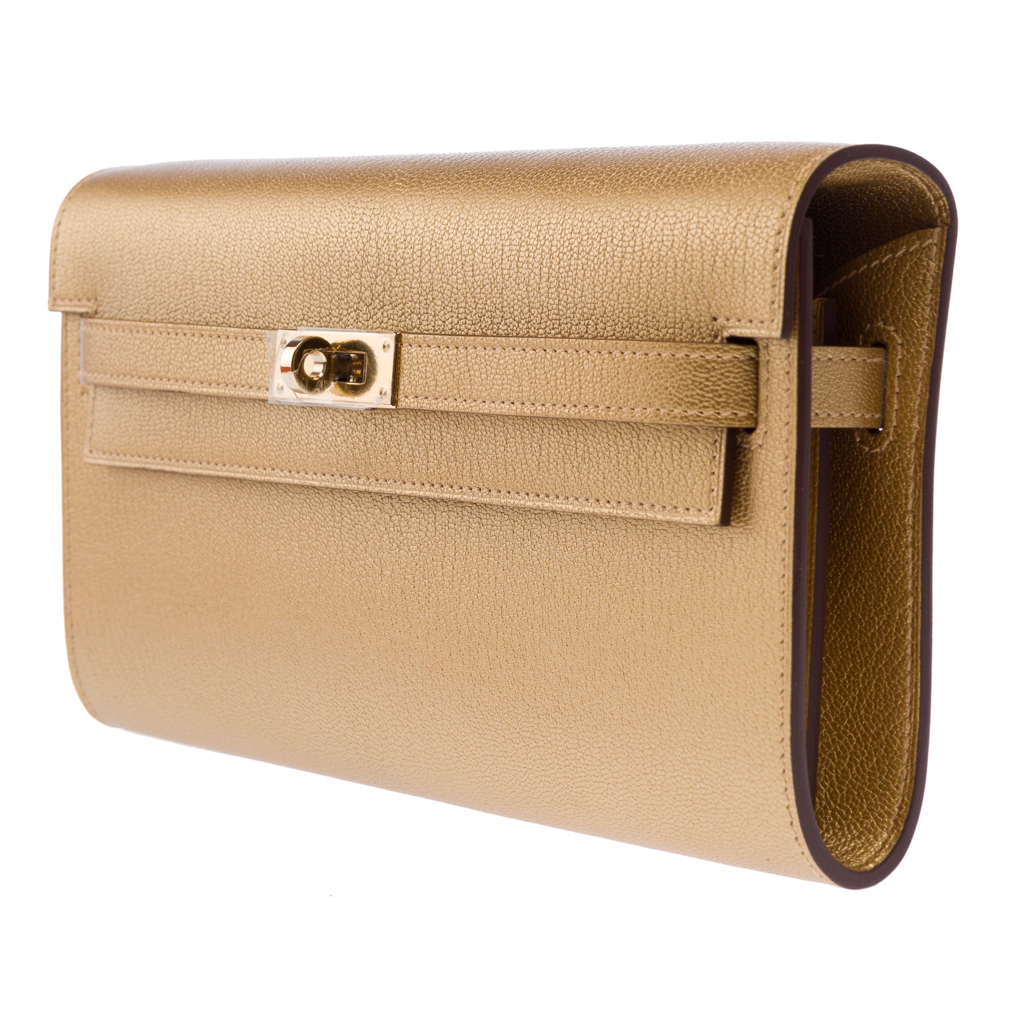 Sac HERMES Kelly to go en Cuir Doré - 103378