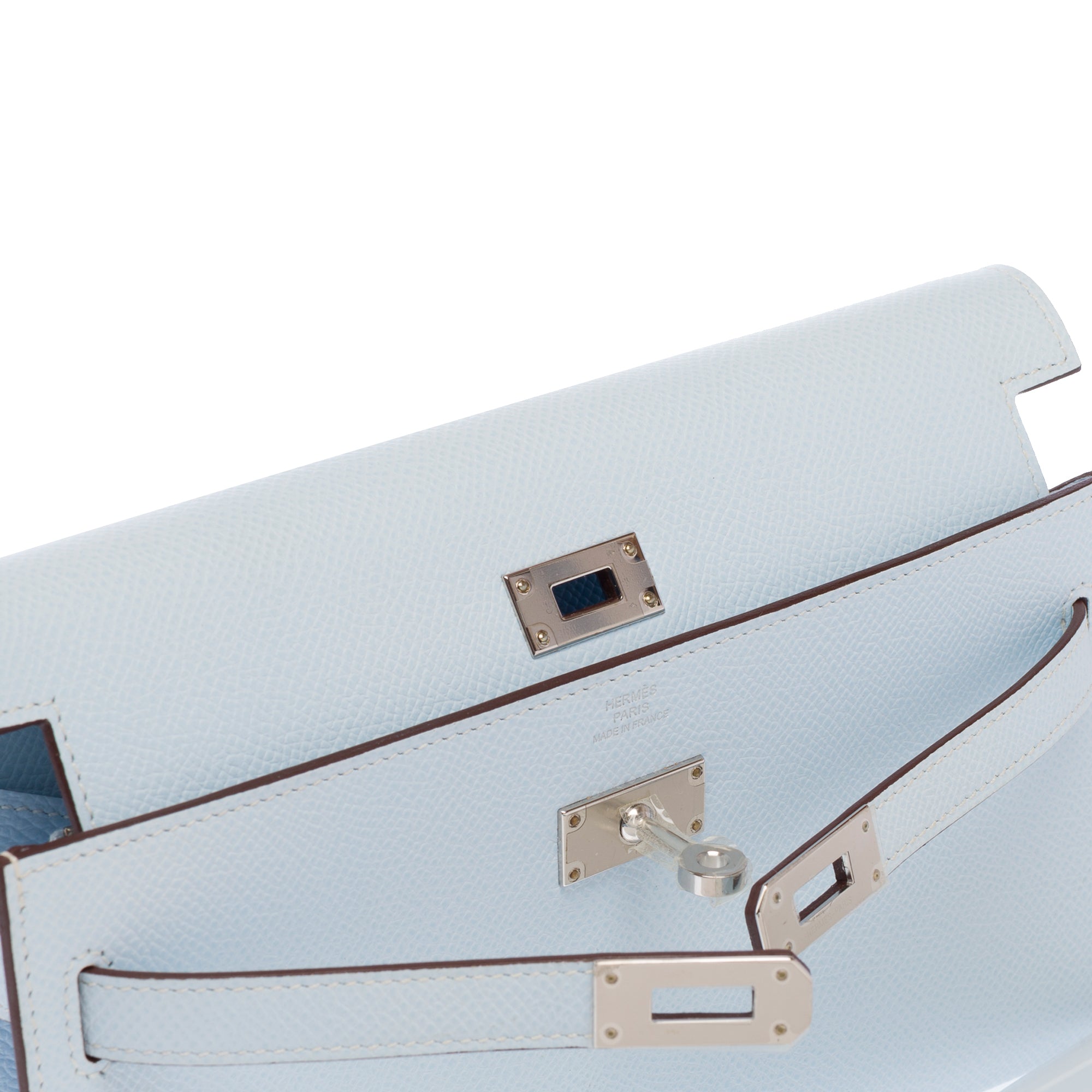 Sac HERMES Kelly to go en Cuir Bleu - 103382