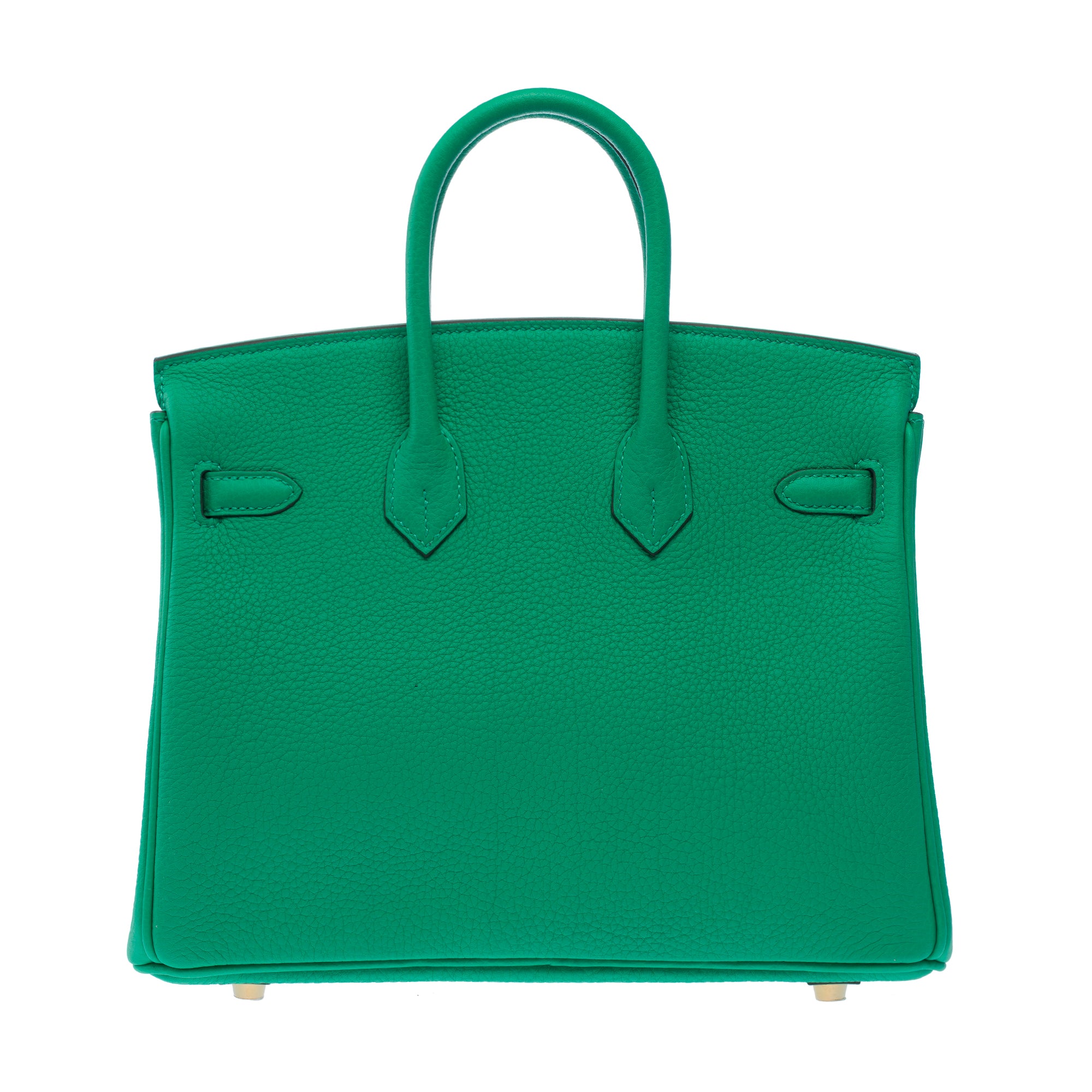 Sac HERMES Birkin 25 en Cuir Vert - 103385