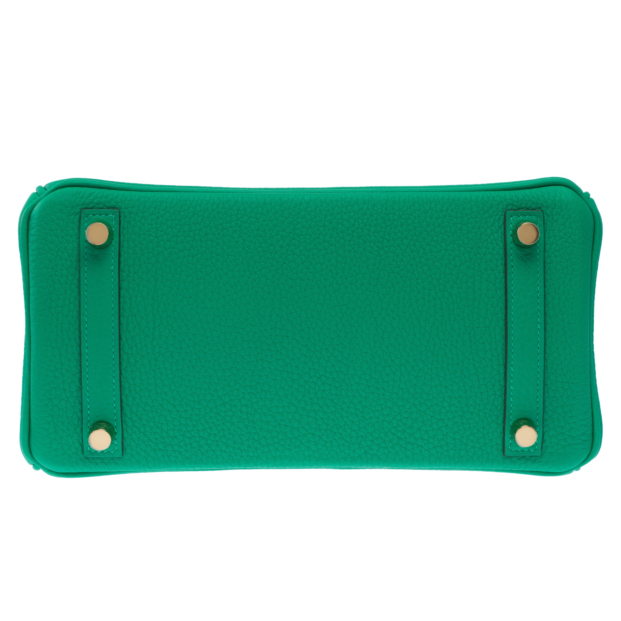 Sac HERMES Birkin 25 en Cuir Vert - 103385