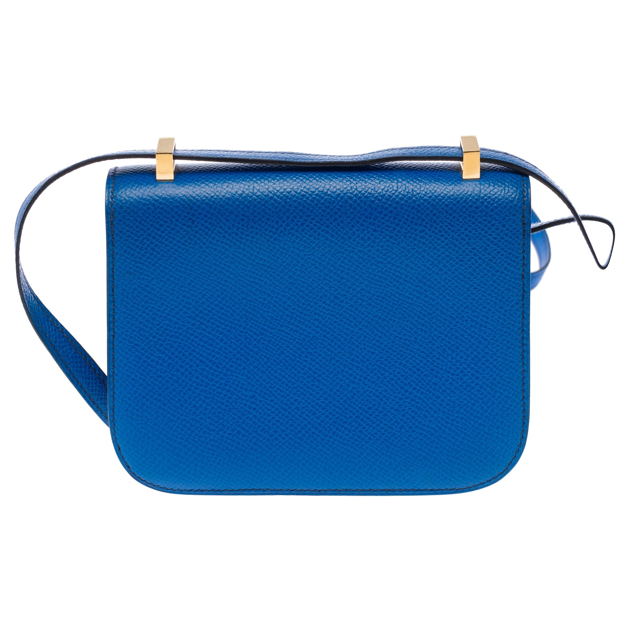 Sac HERMES Constance en Cuir Bleu - 103391