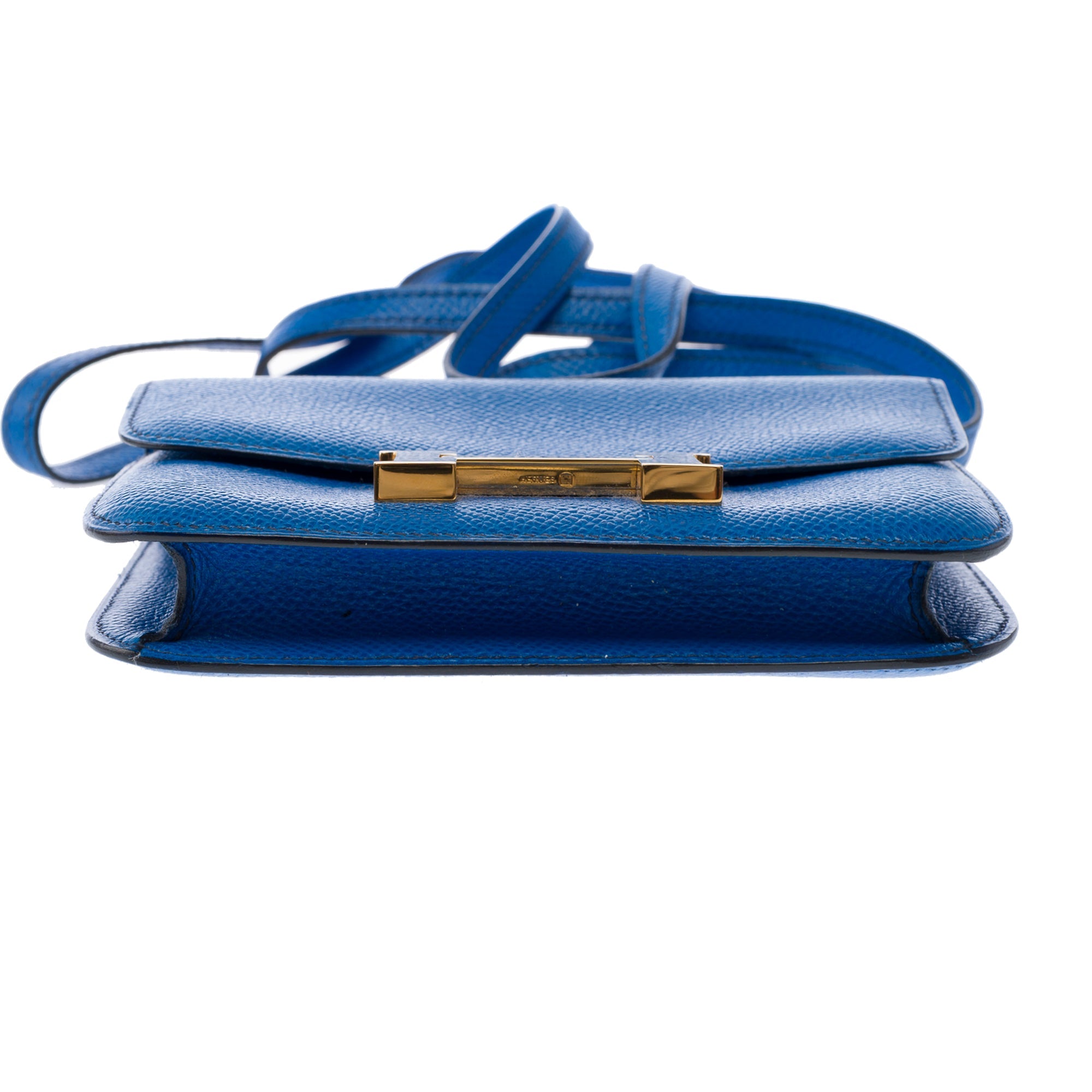 Sac HERMES Constance en Cuir Bleu - 103391