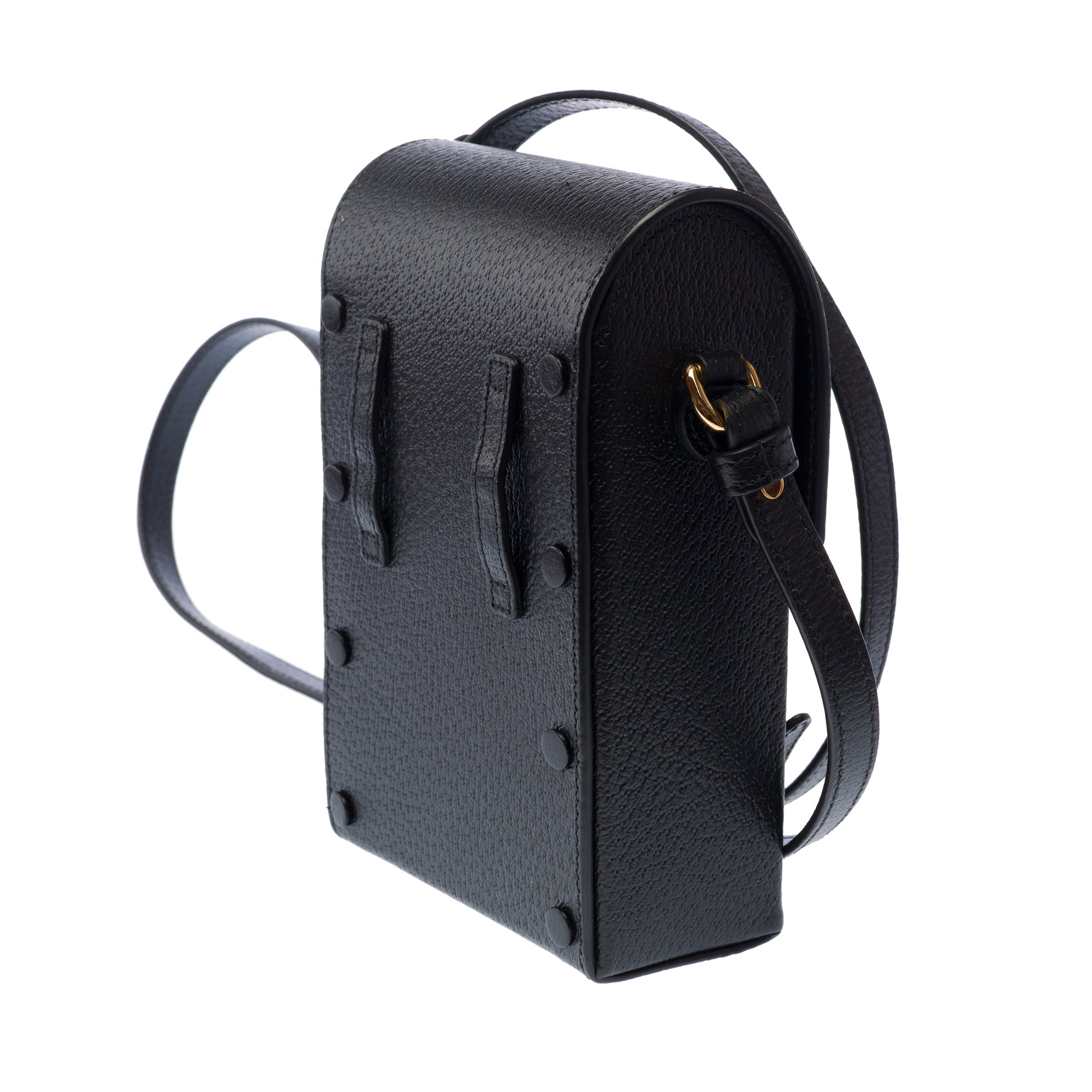 Sac GUCCI Horsebit 1955 Vertical en Cuir Noir - 103384