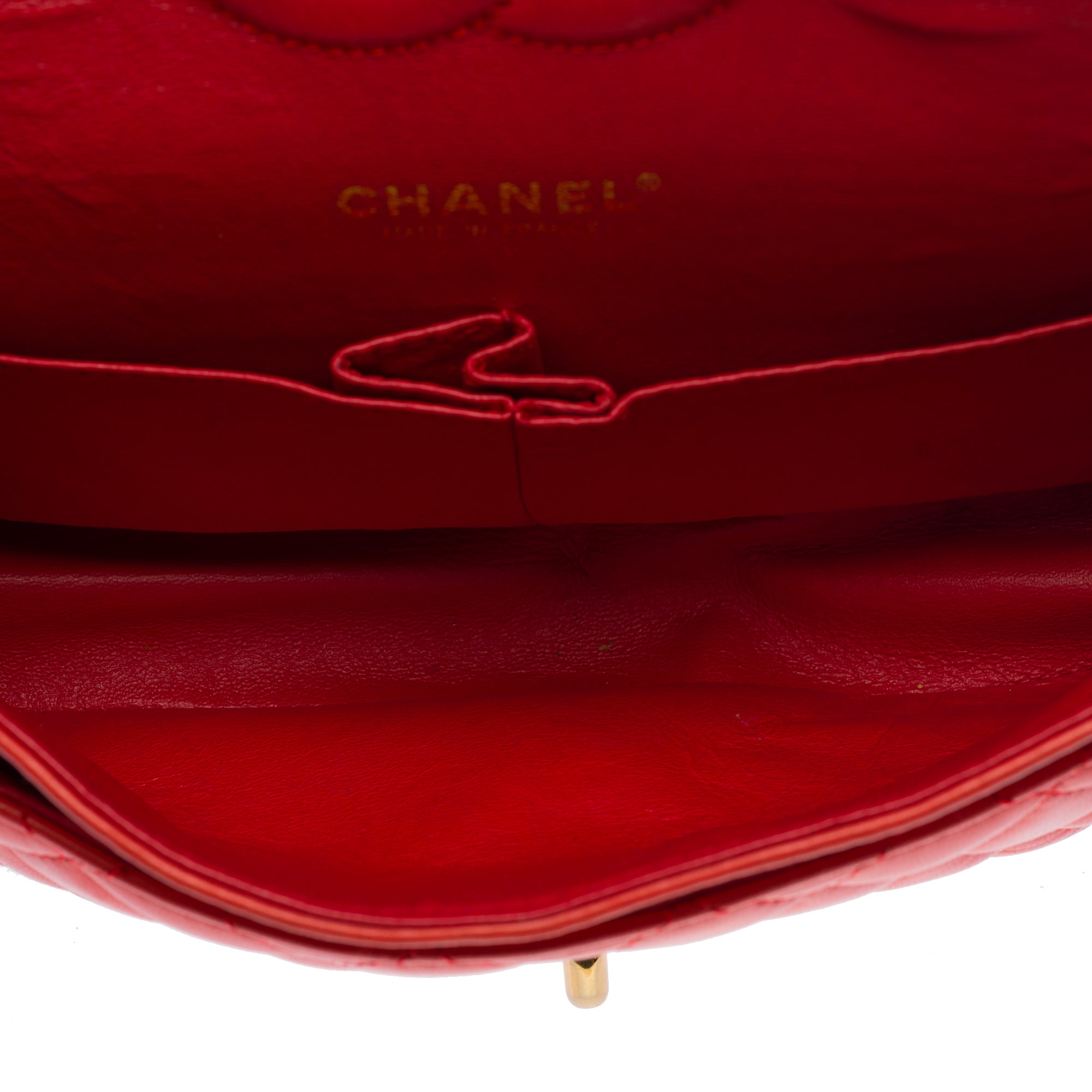Sac CHANEL Timeless/Classique en Cuir Rose - 103390