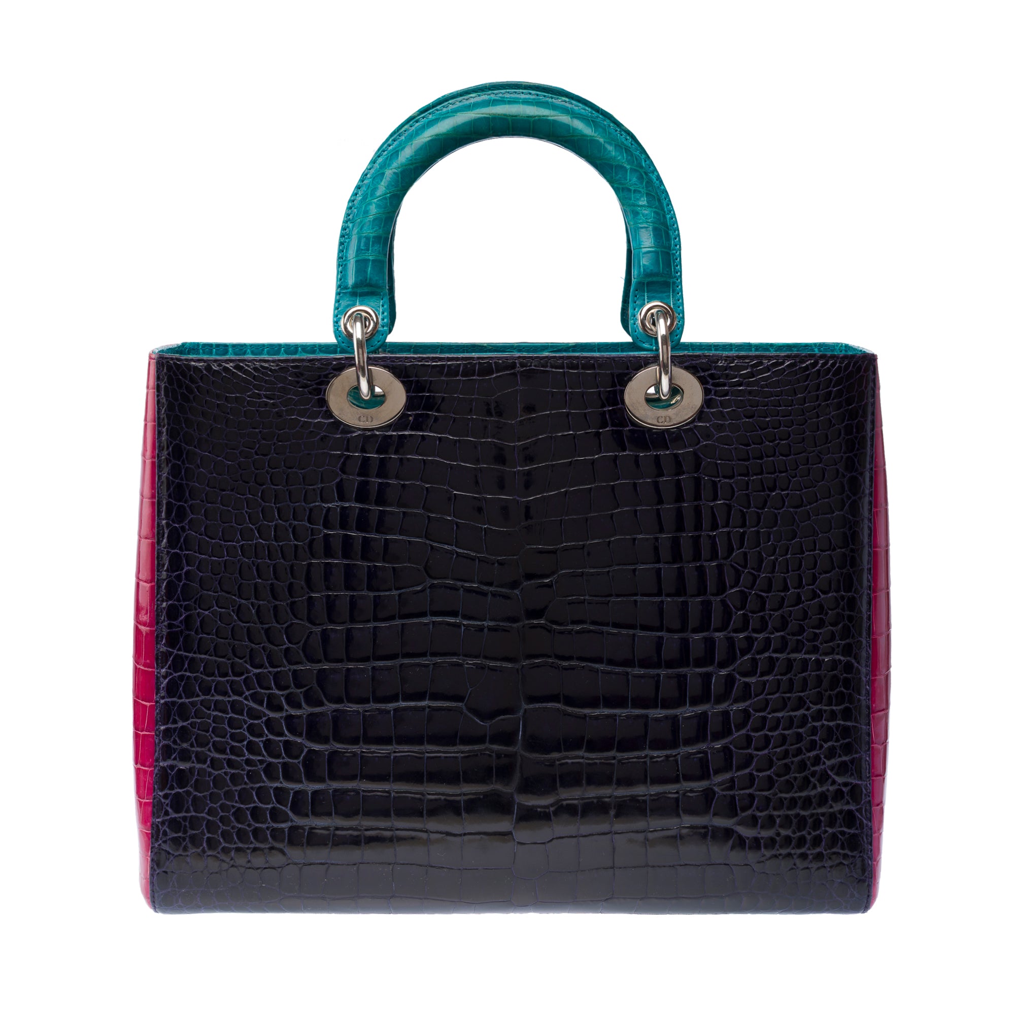 Sac DIOR Lady Dior en Cuirs exotiques Violet - 103013