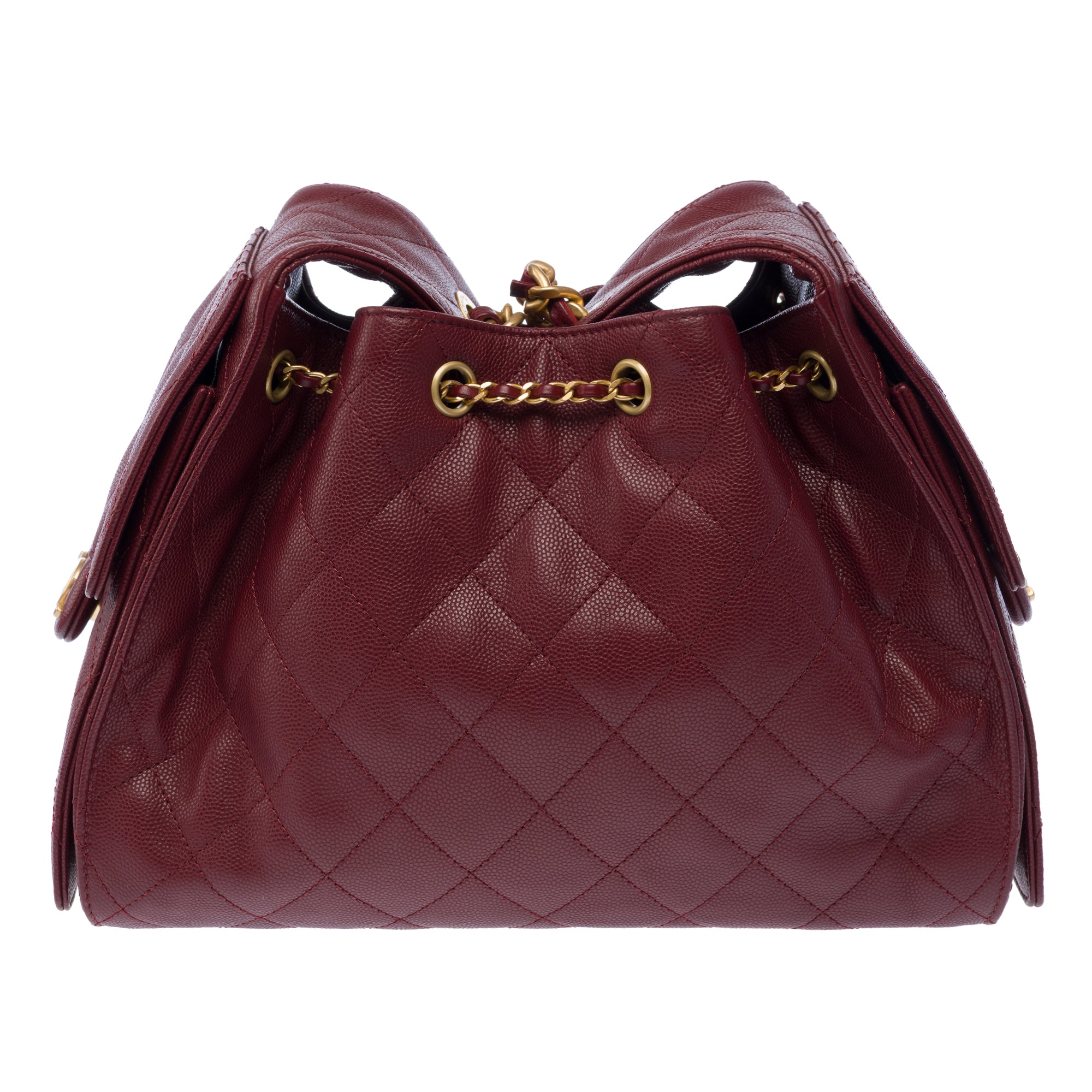 Sac CHANEL en Cuir Bordeaux - 103395