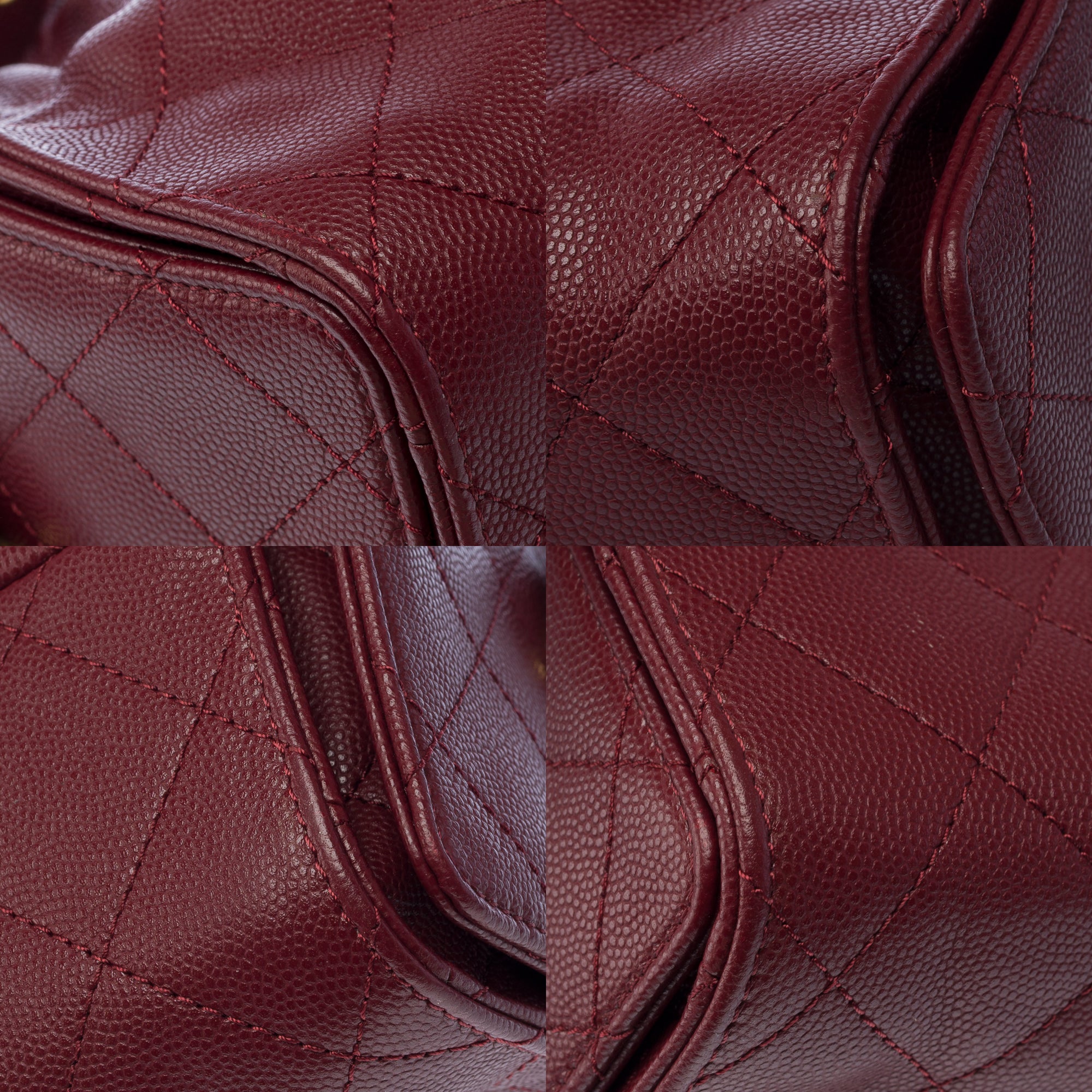 Sac CHANEL en Cuir Bordeaux - 103395
