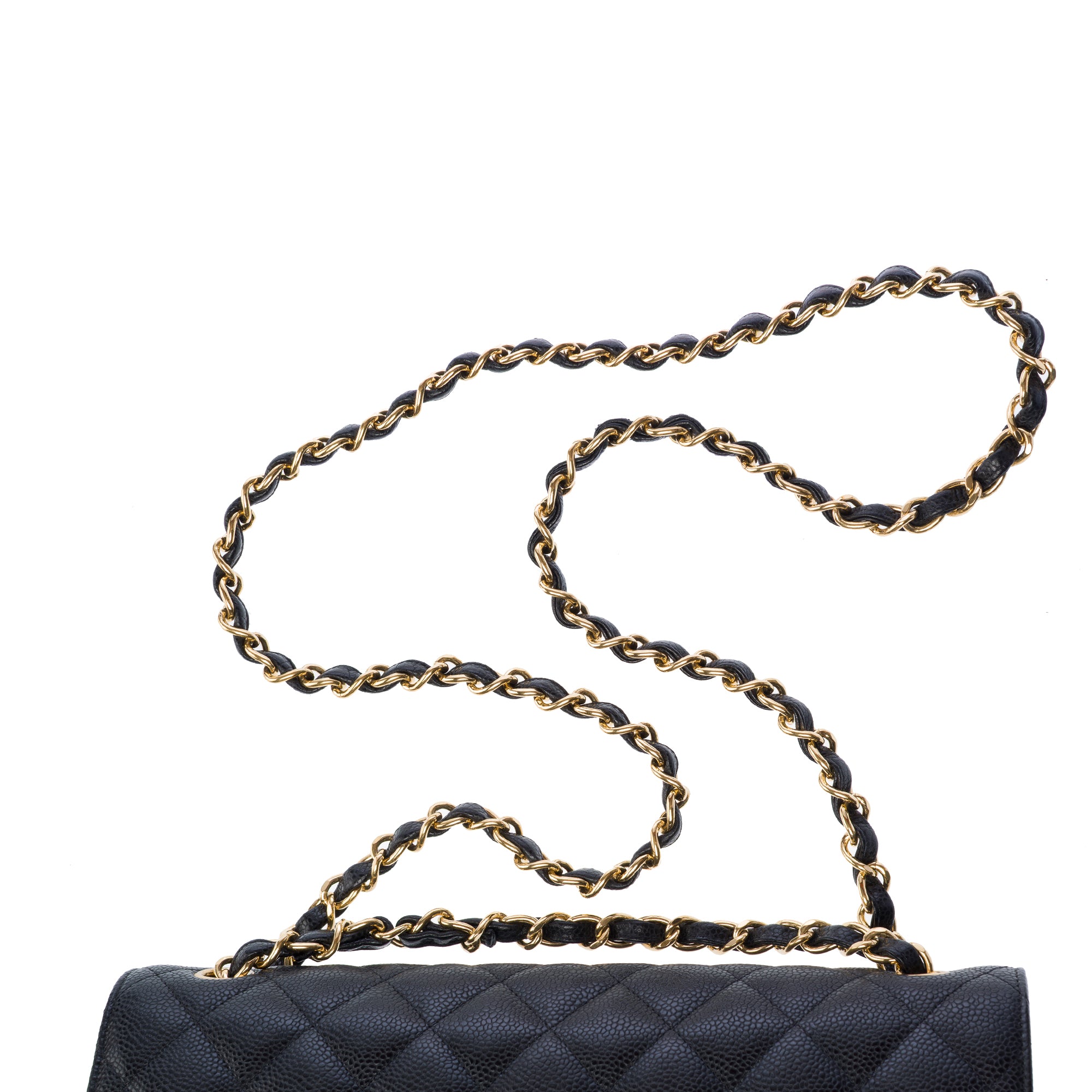 Sac CHANEL Timeless/Classique en Cuir Noir - 103396