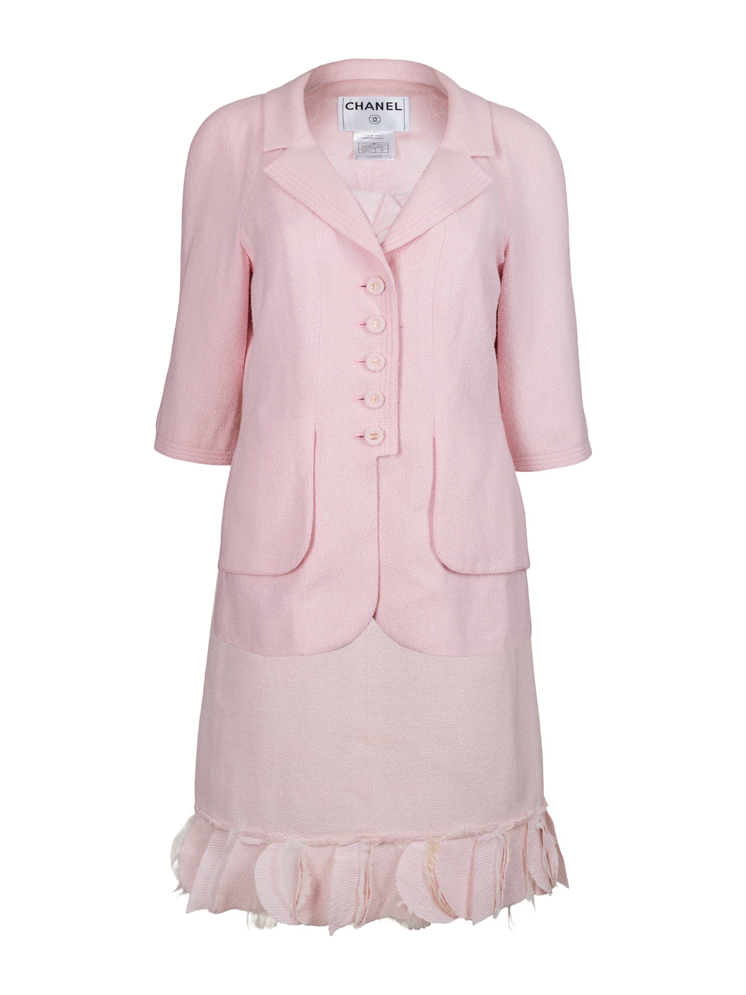 Vêtement CHANEL en Tweed Rose - 103399