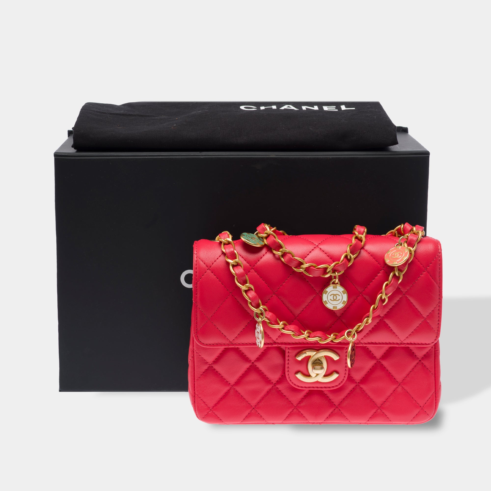 Sac CHANEL Timeless/Classique en Cuir Rose - 103408