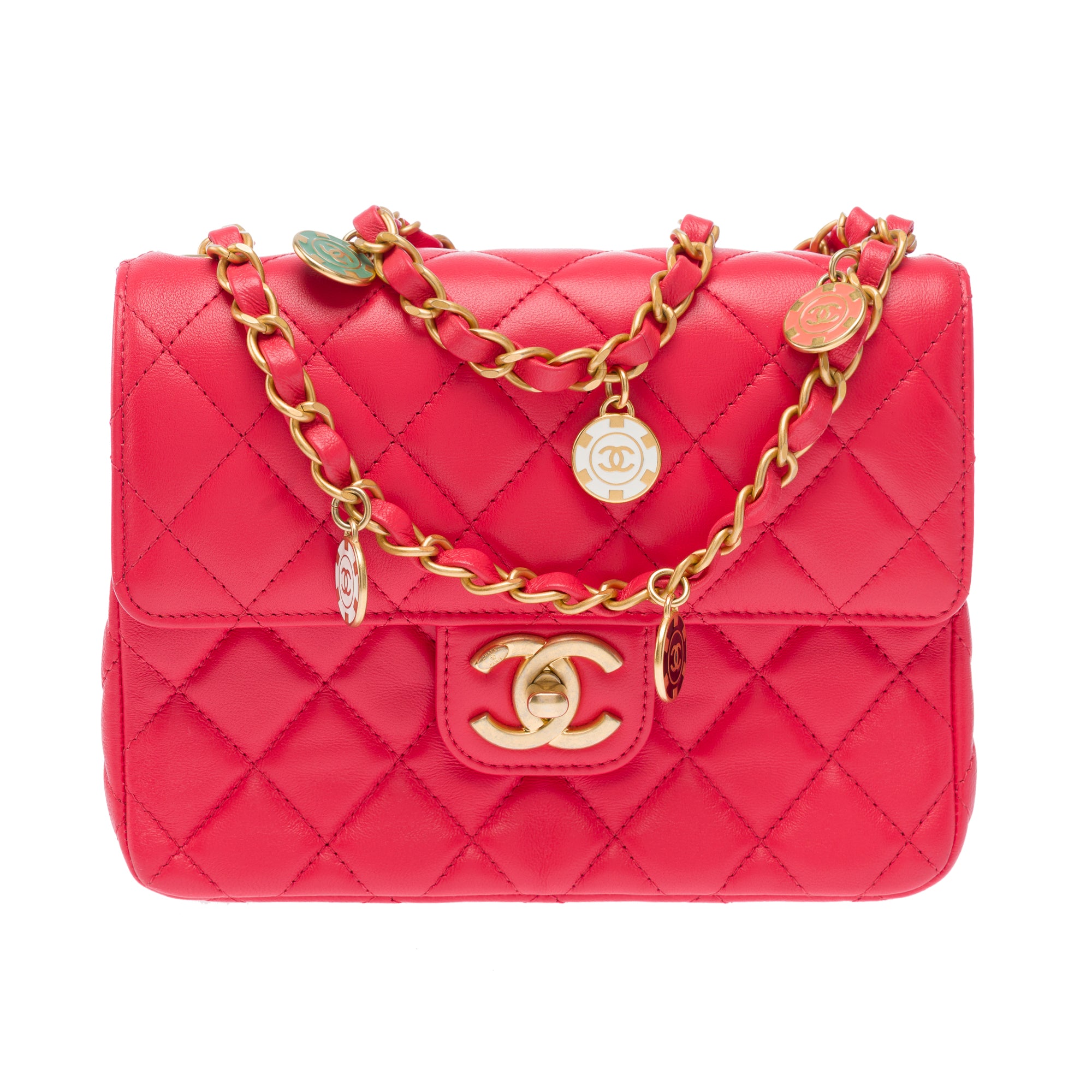 Sac CHANEL Timeless/Classique en Cuir Rose - 103408