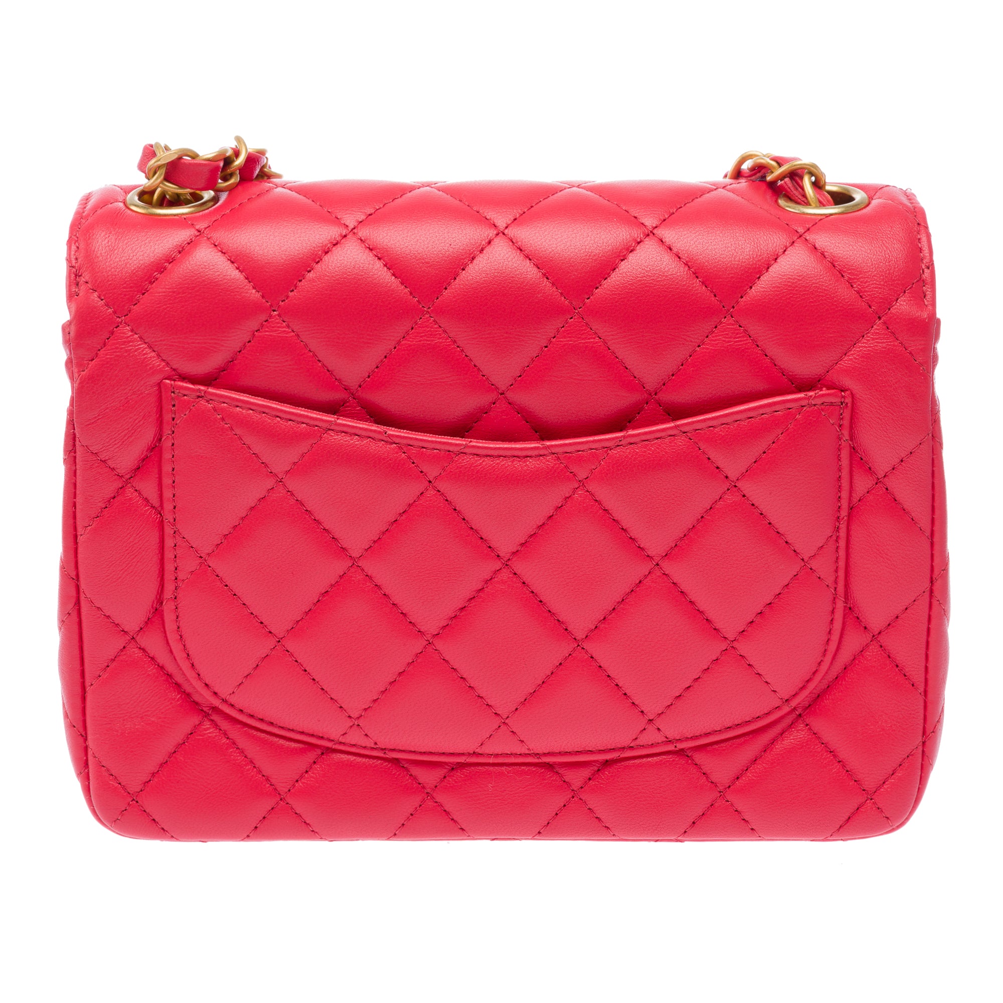 Sac CHANEL Timeless/Classique en Cuir Rose - 103408