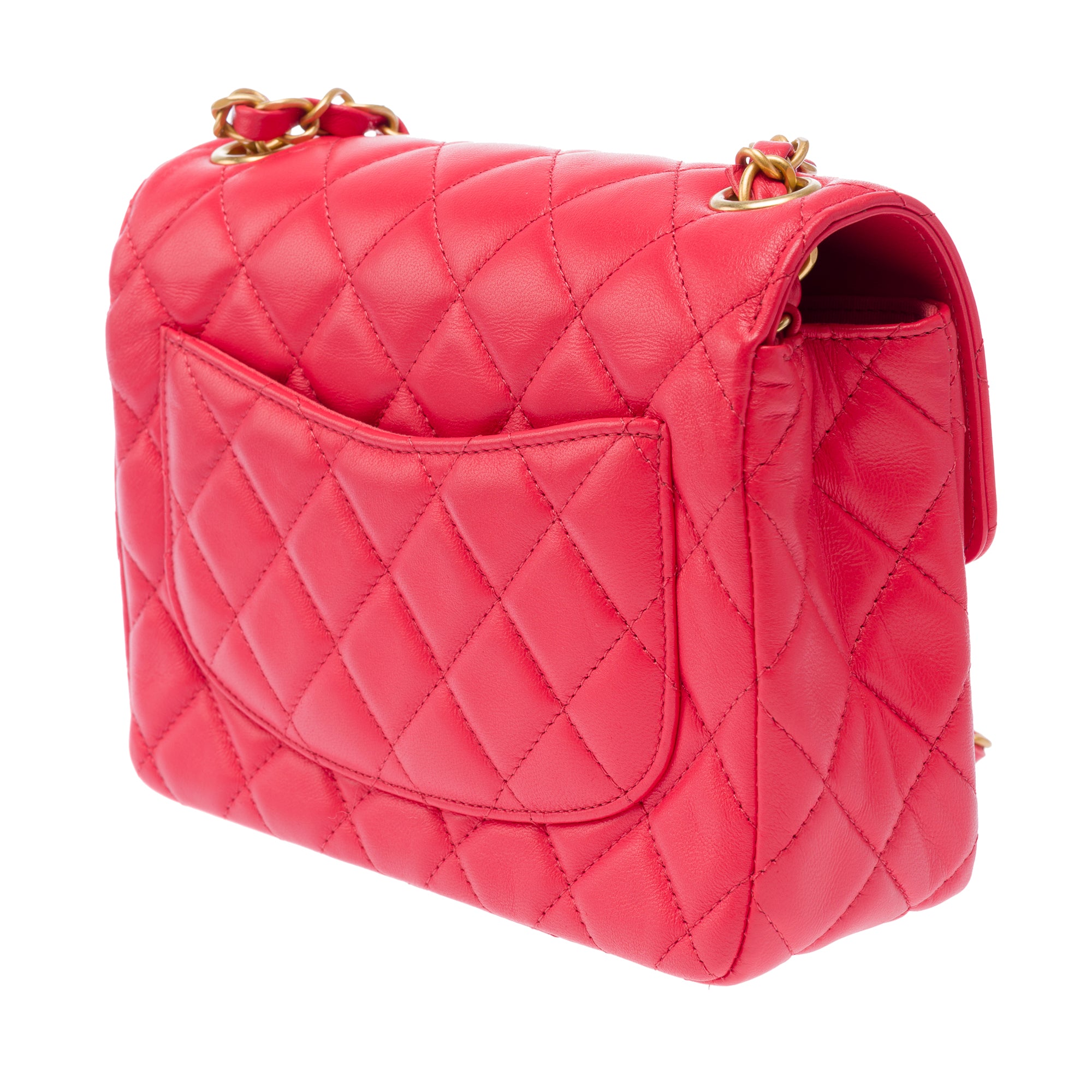 Sac CHANEL Timeless/Classique en Cuir Rose - 103408