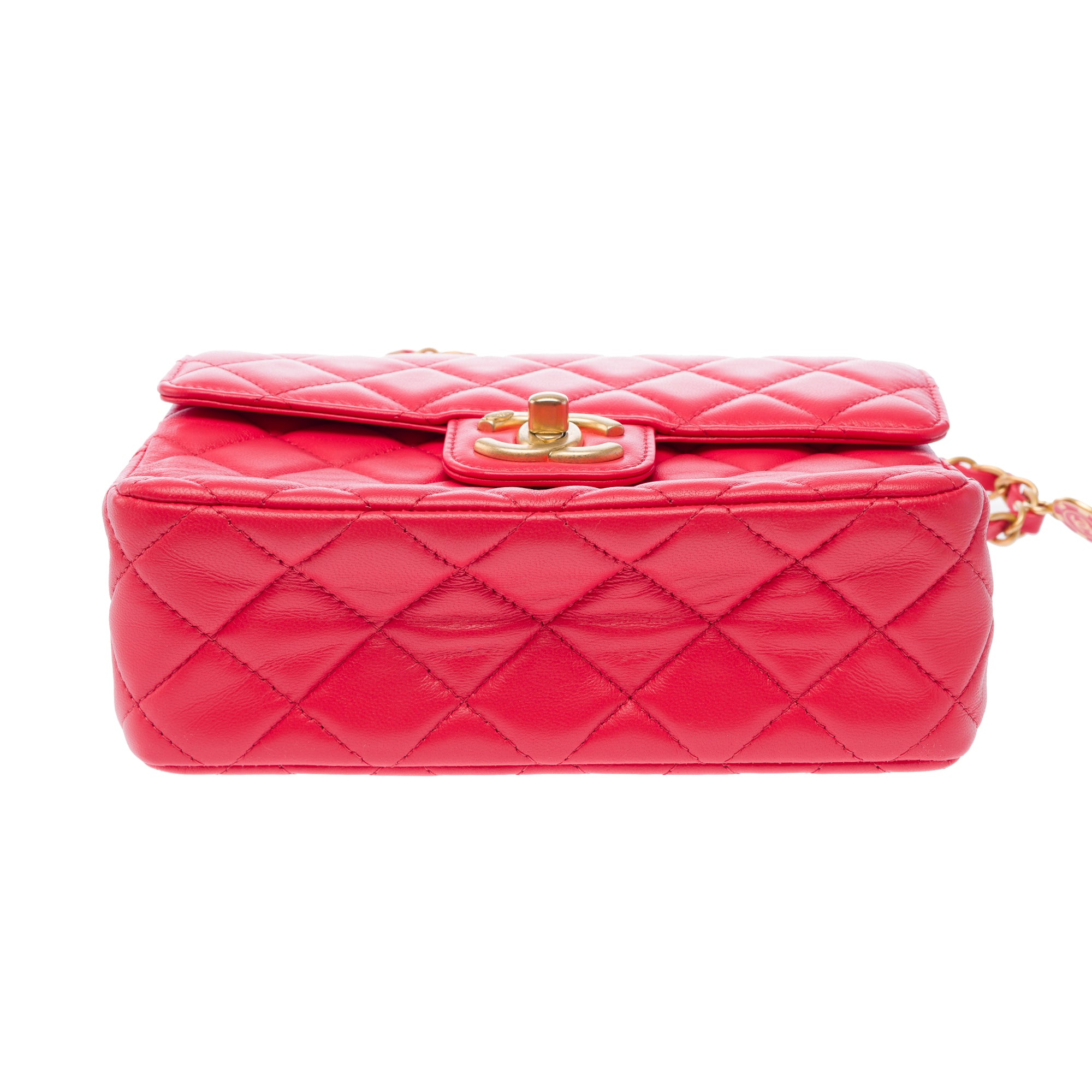 Sac CHANEL Timeless/Classique en Cuir Rose - 103408
