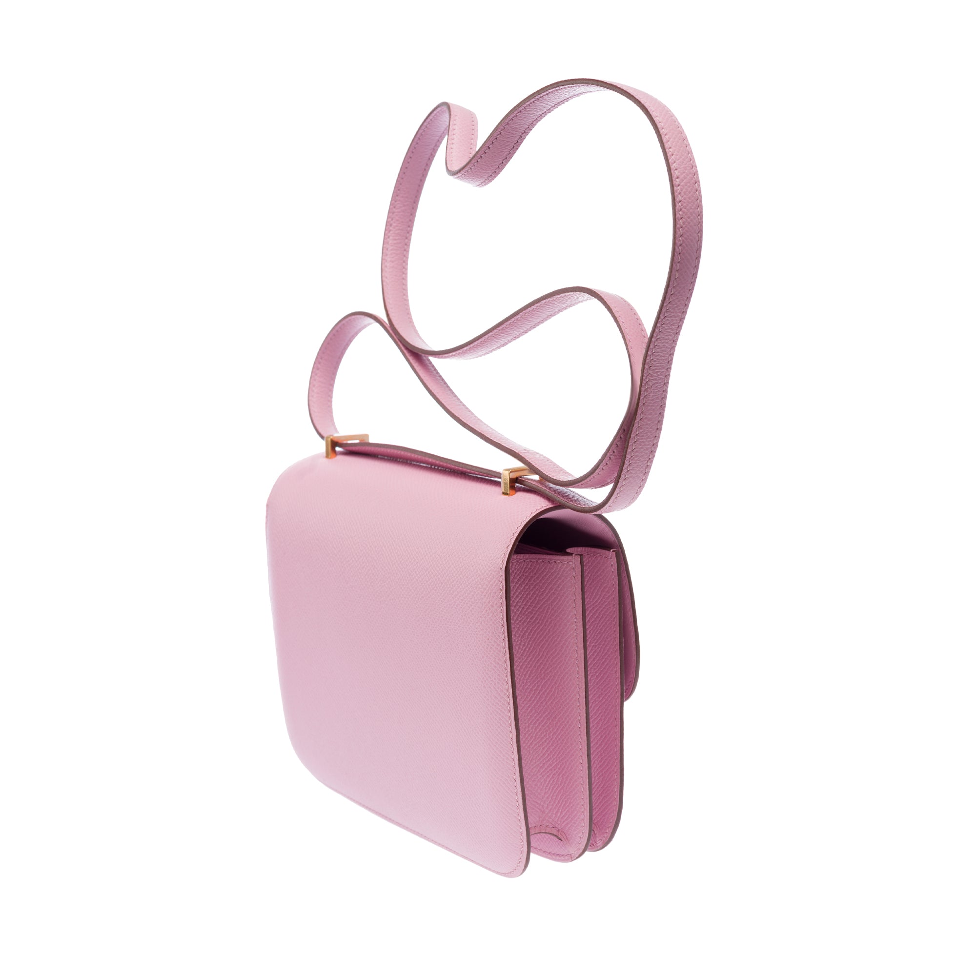 Sac HERMES Constance en Cuir Violet - 103409