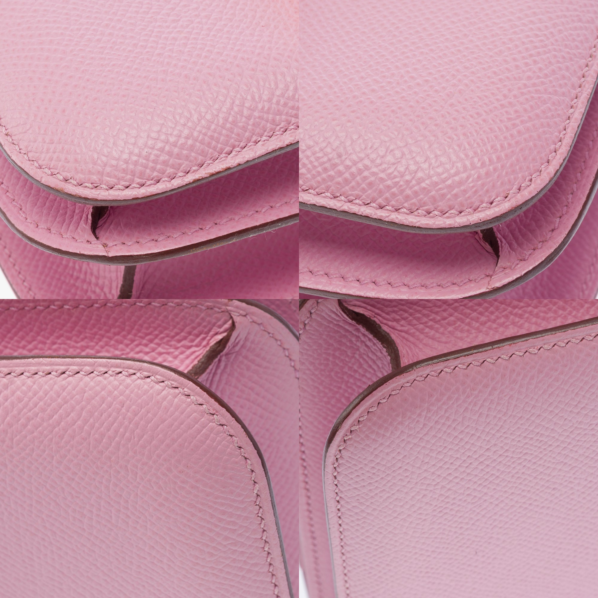 Sac HERMES Constance en Cuir Violet - 103409