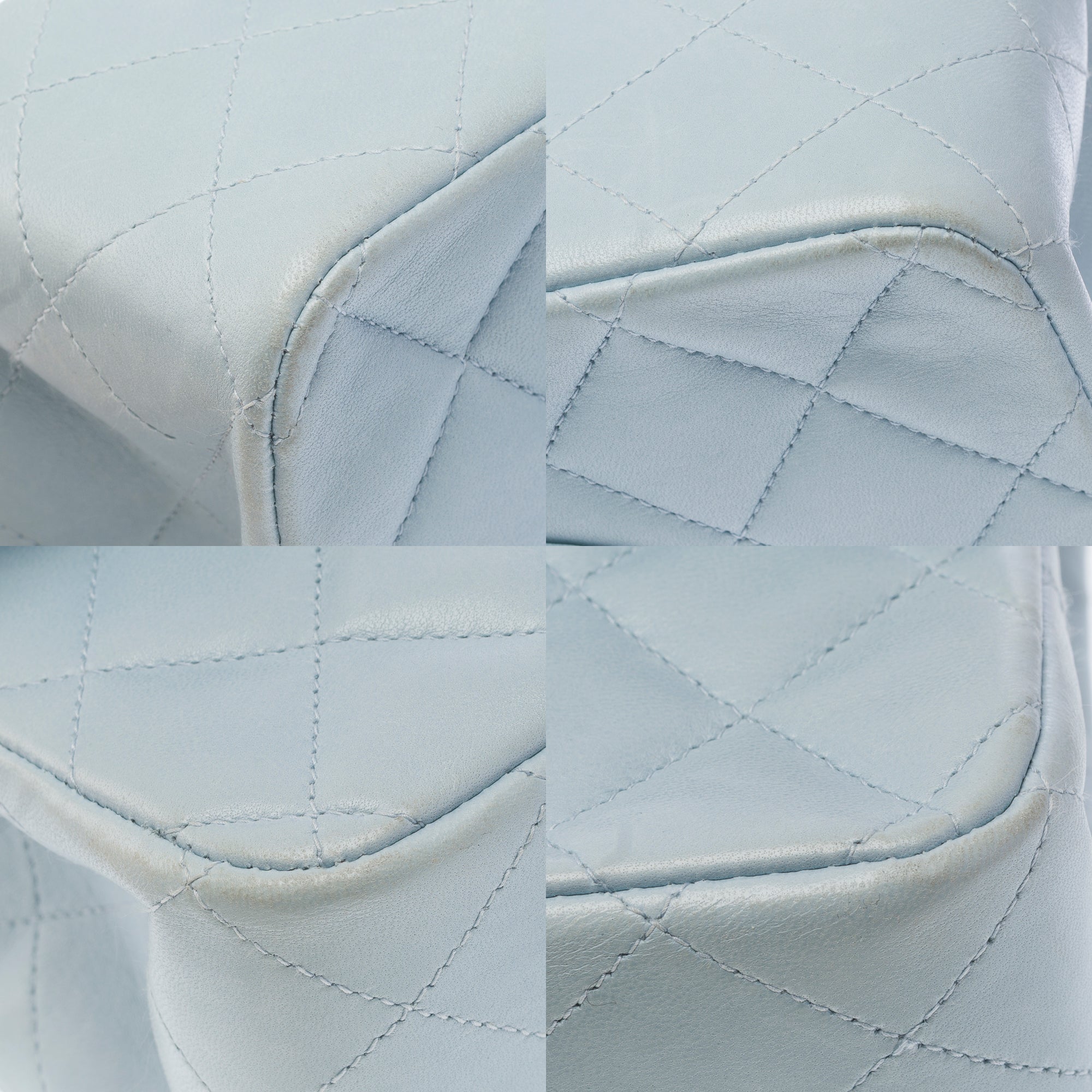 Sac CHANEL Timeless/Classique en Cuir Bleu - 103407