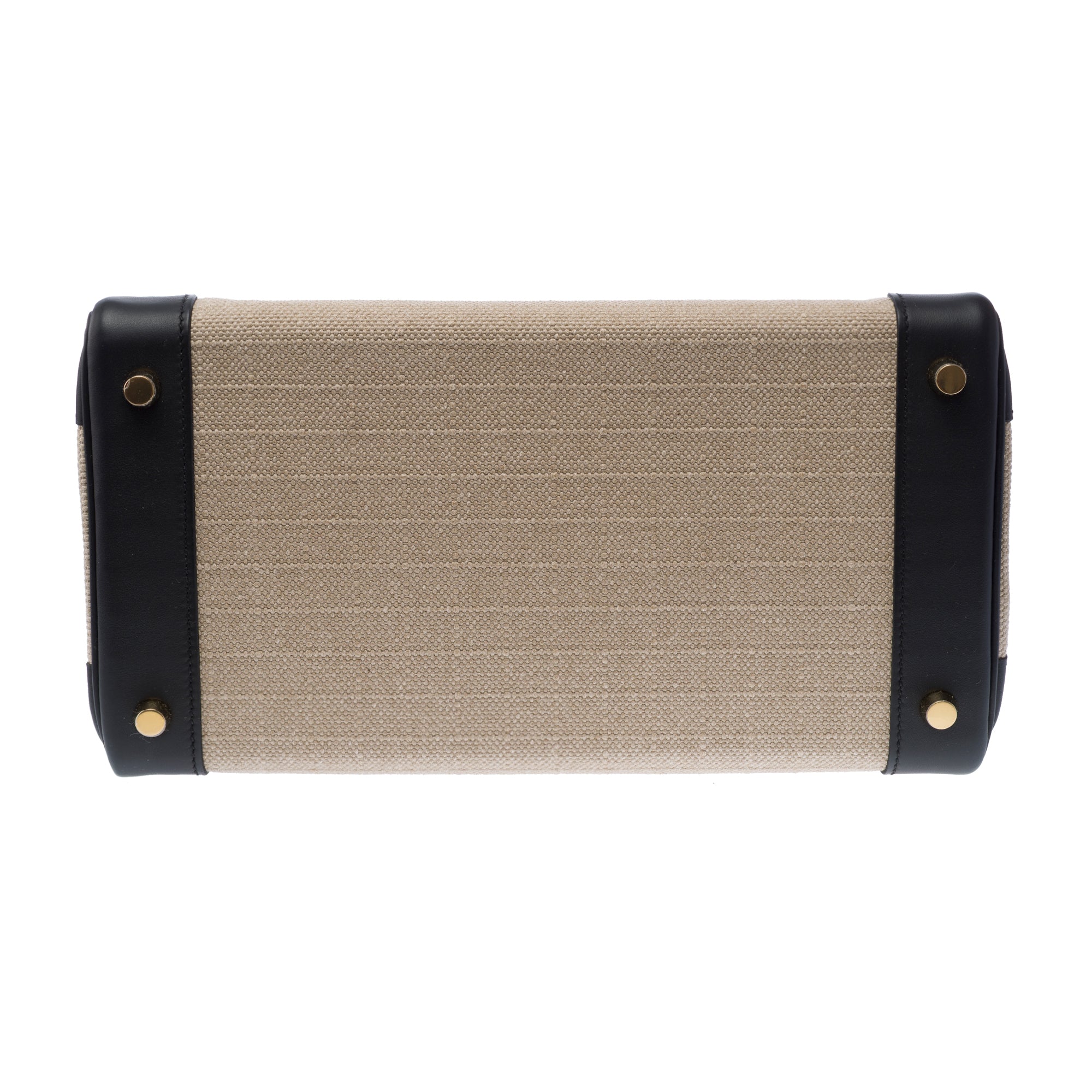 Sac HERMES Birkin 30 en Toile Beige - 103412
