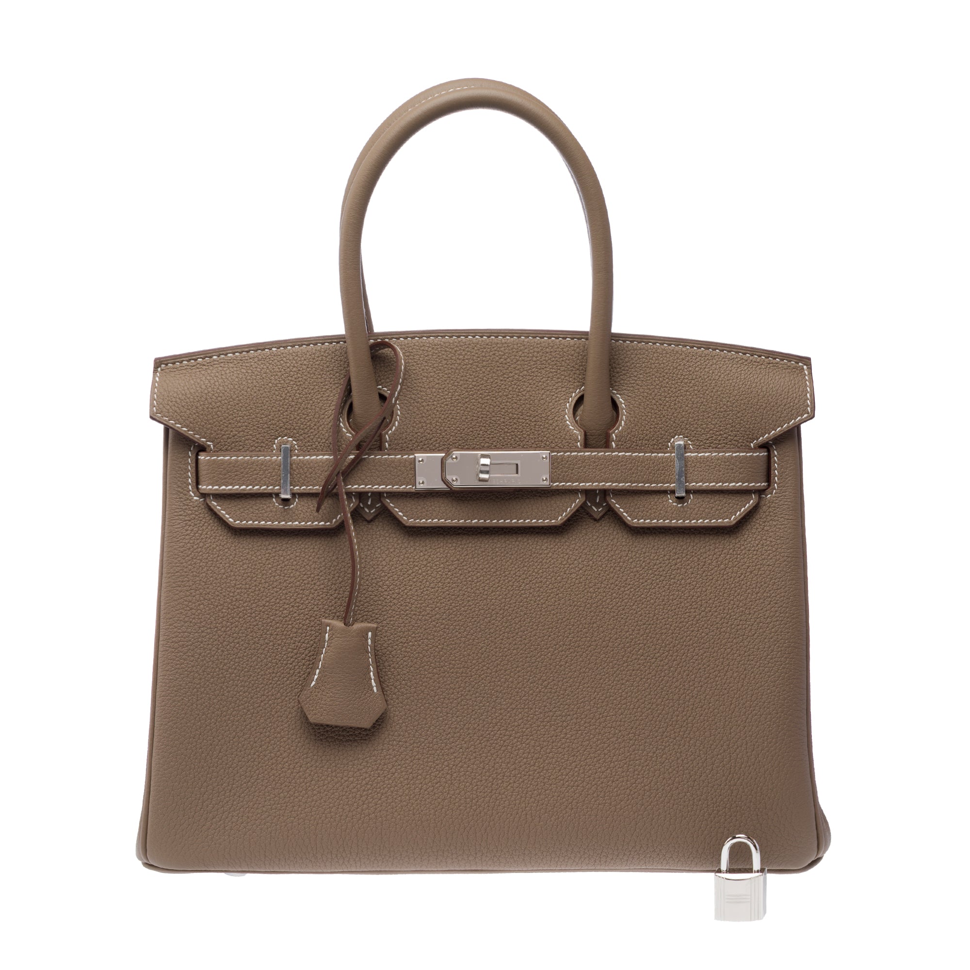 Sac HERMES Birkin 30 en Cuir Étoupe - 103304