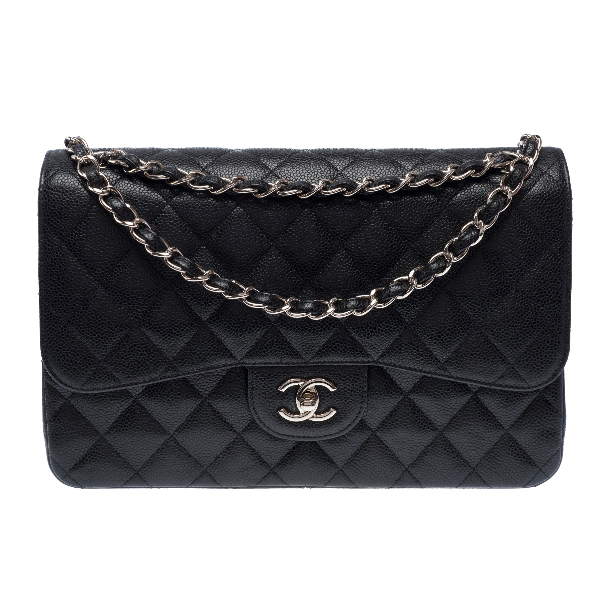 Sac CHANEL Timeless/Classique en Cuir Noir - 103416