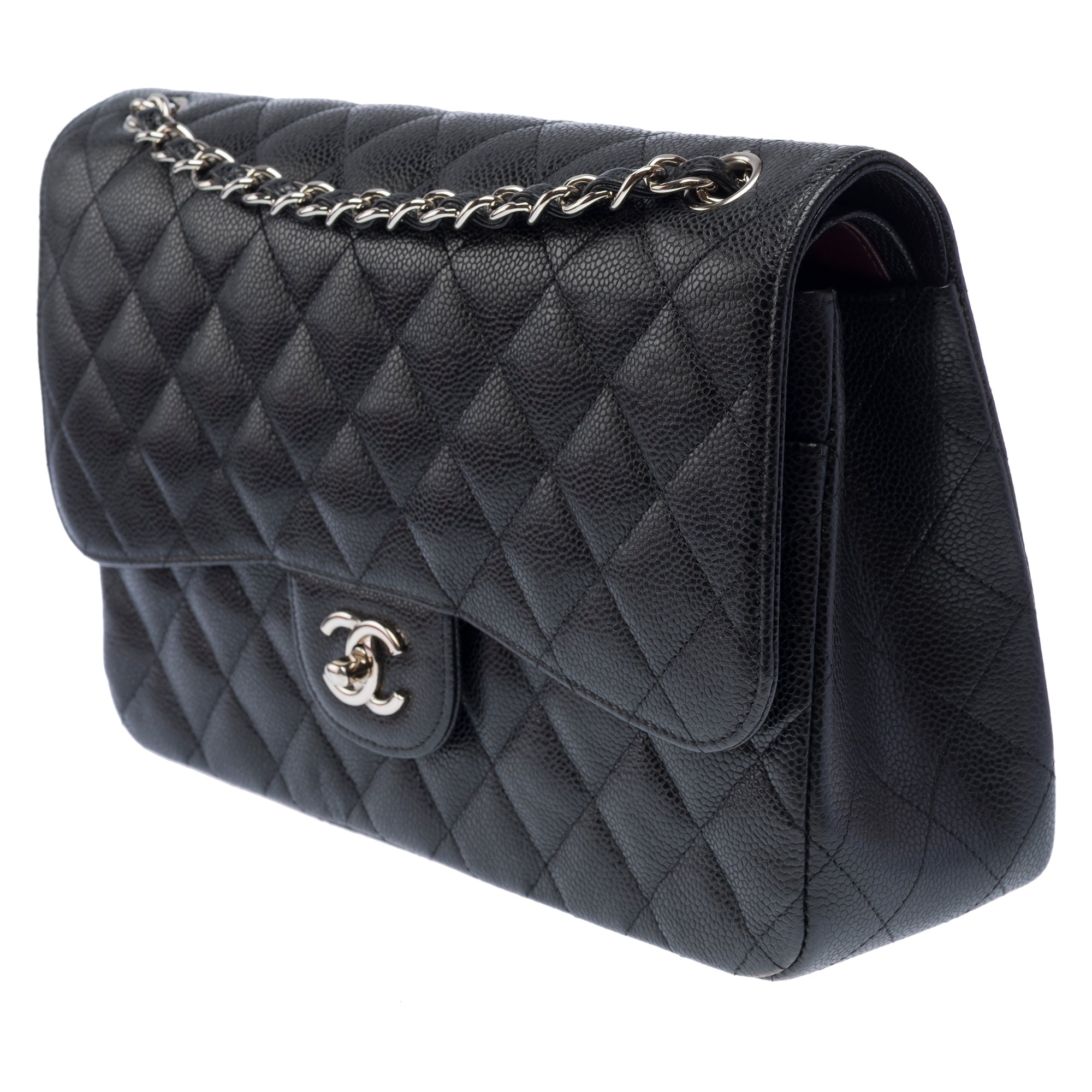Sac CHANEL Timeless/Classique en Cuir Noir - 103416