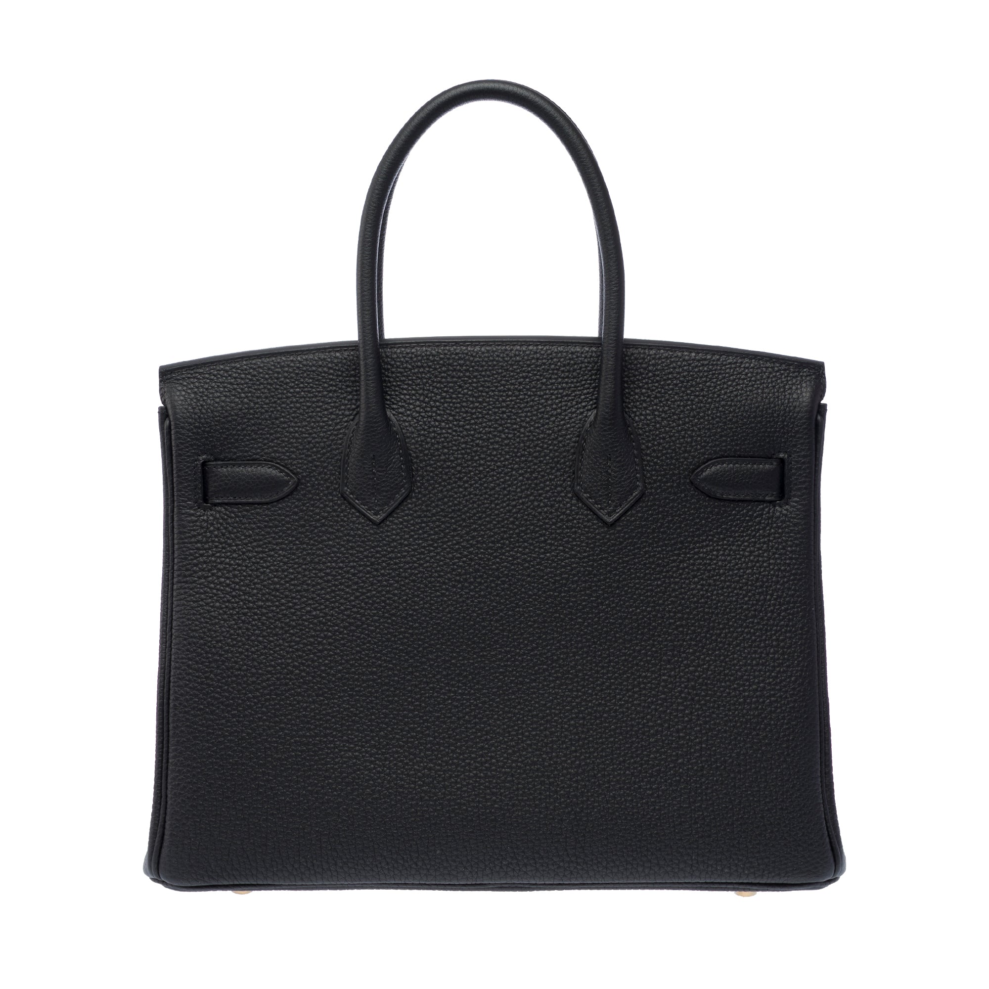Sac HERMES Birkin 30 en Cuir Noir - 103328