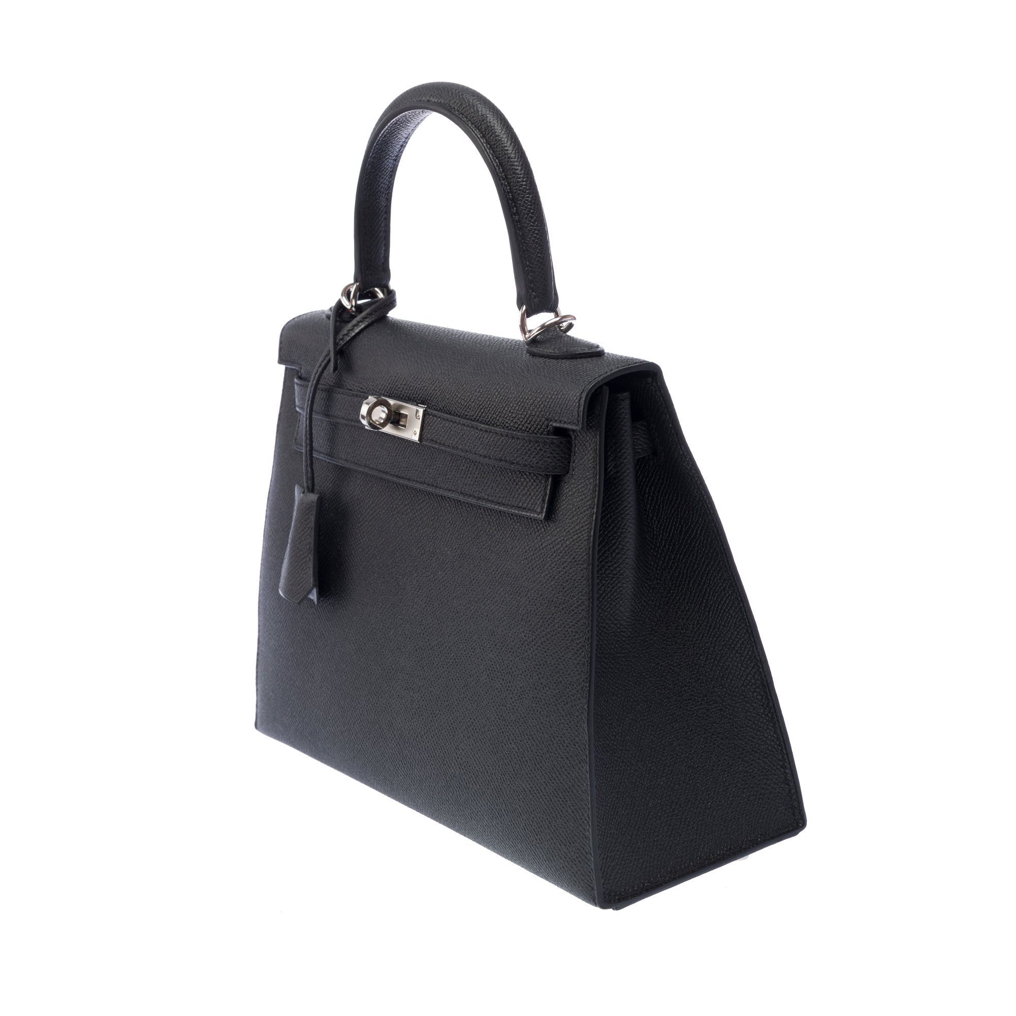 Sac HERMES Kelly 25 en Cuir Noir - 103380