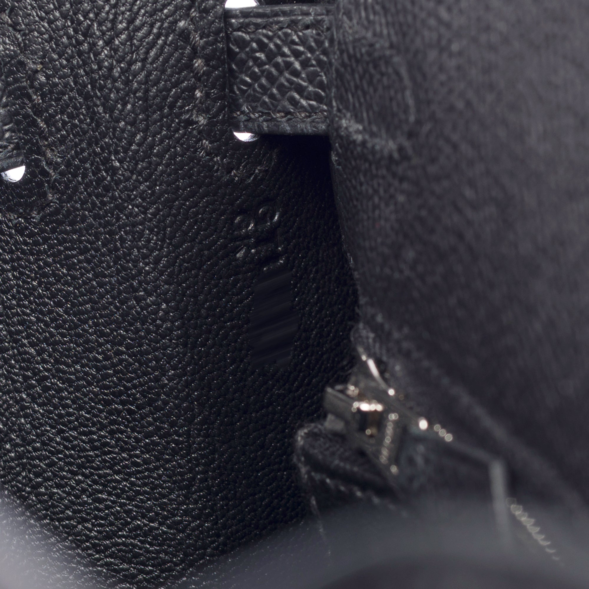 Sac HERMES Kelly 25 en Cuir Noir - 103380