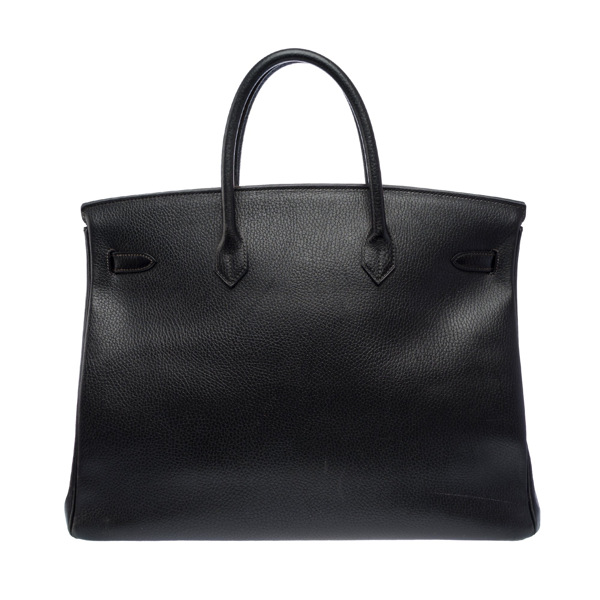 Sac HERMES Birkin 40 en Cuir Noir - 103404