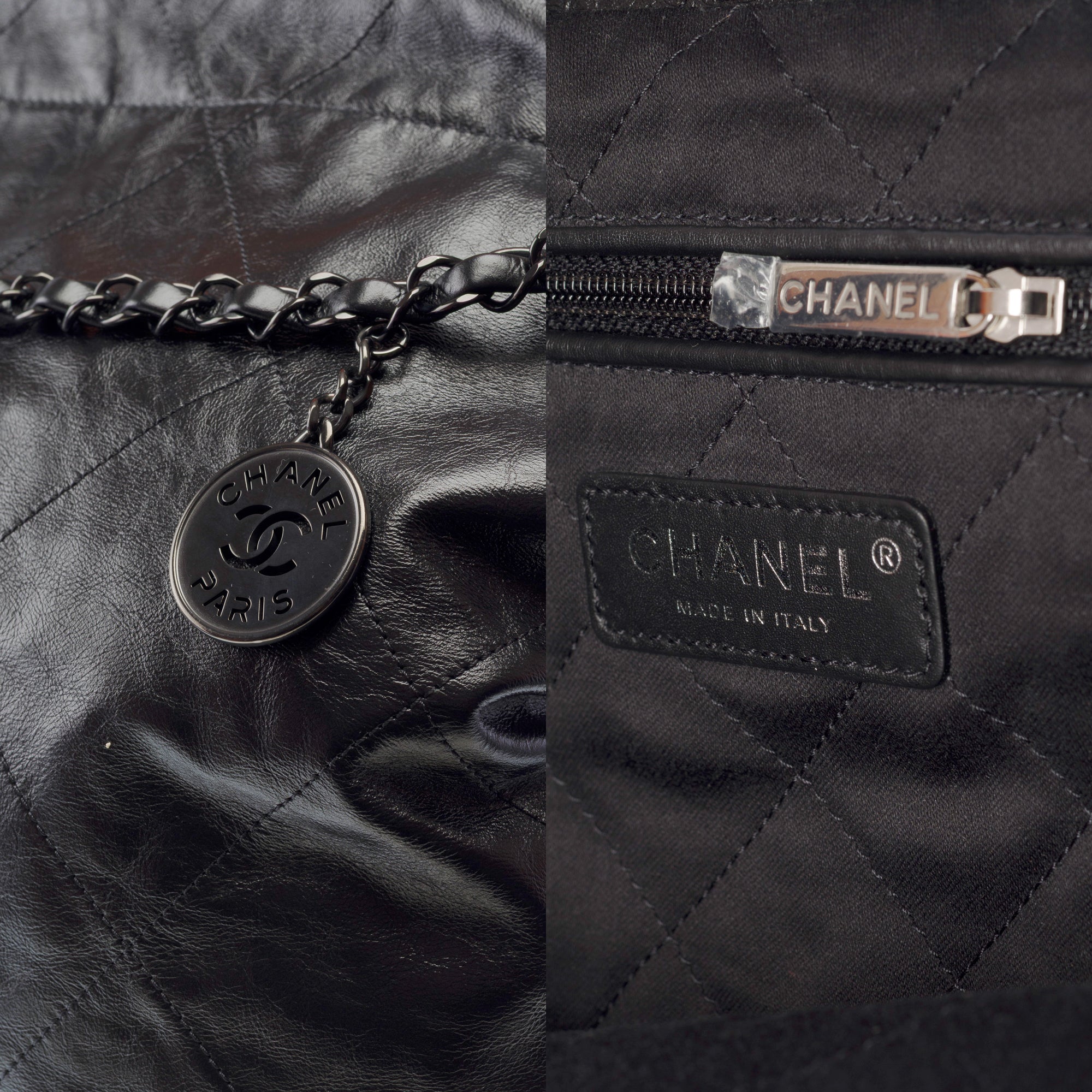 Sac CHANEL Chanel 22 en Cuir Noir - 103377