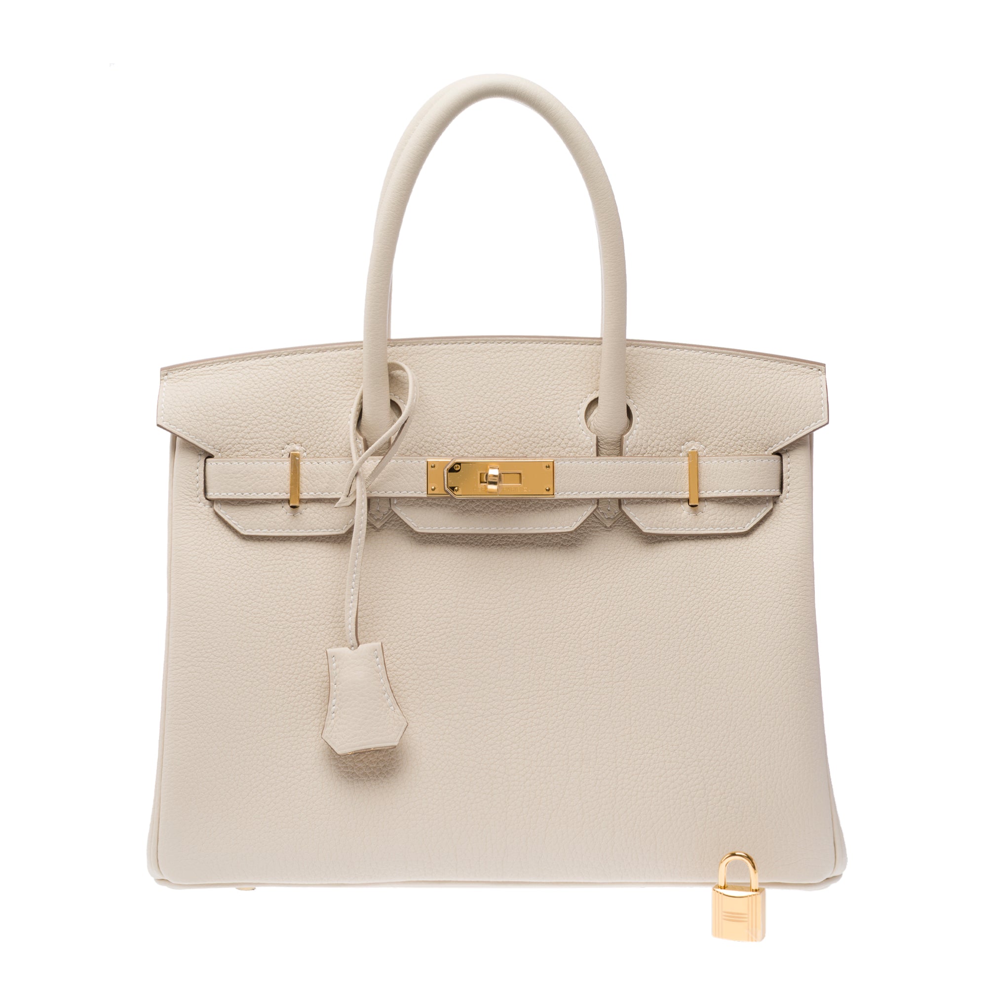 Sac HERMES Birkin 30 en Cuir Beige - 103381